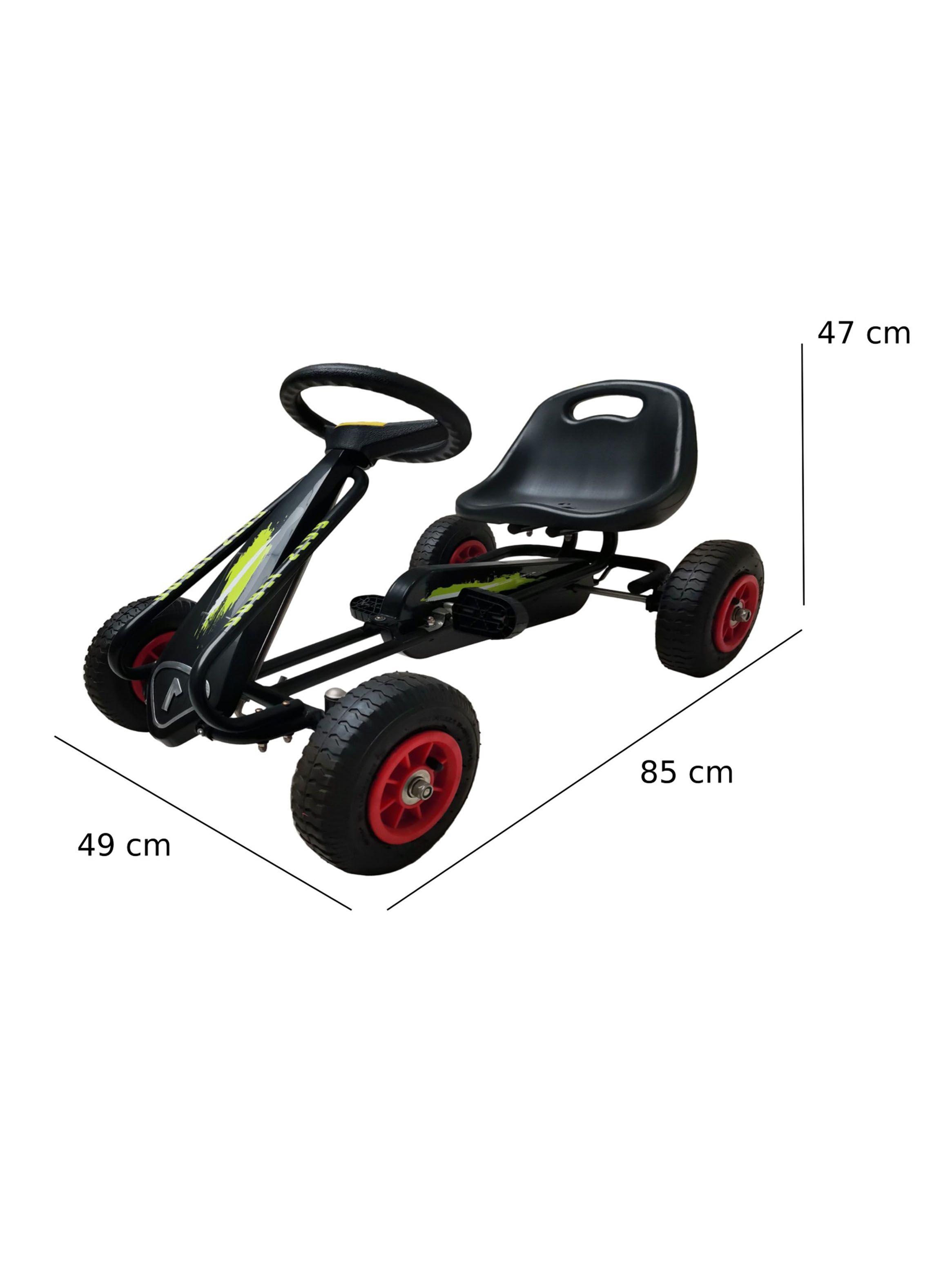 Auto a Pedal Go Kart Air Wheel Negro-3