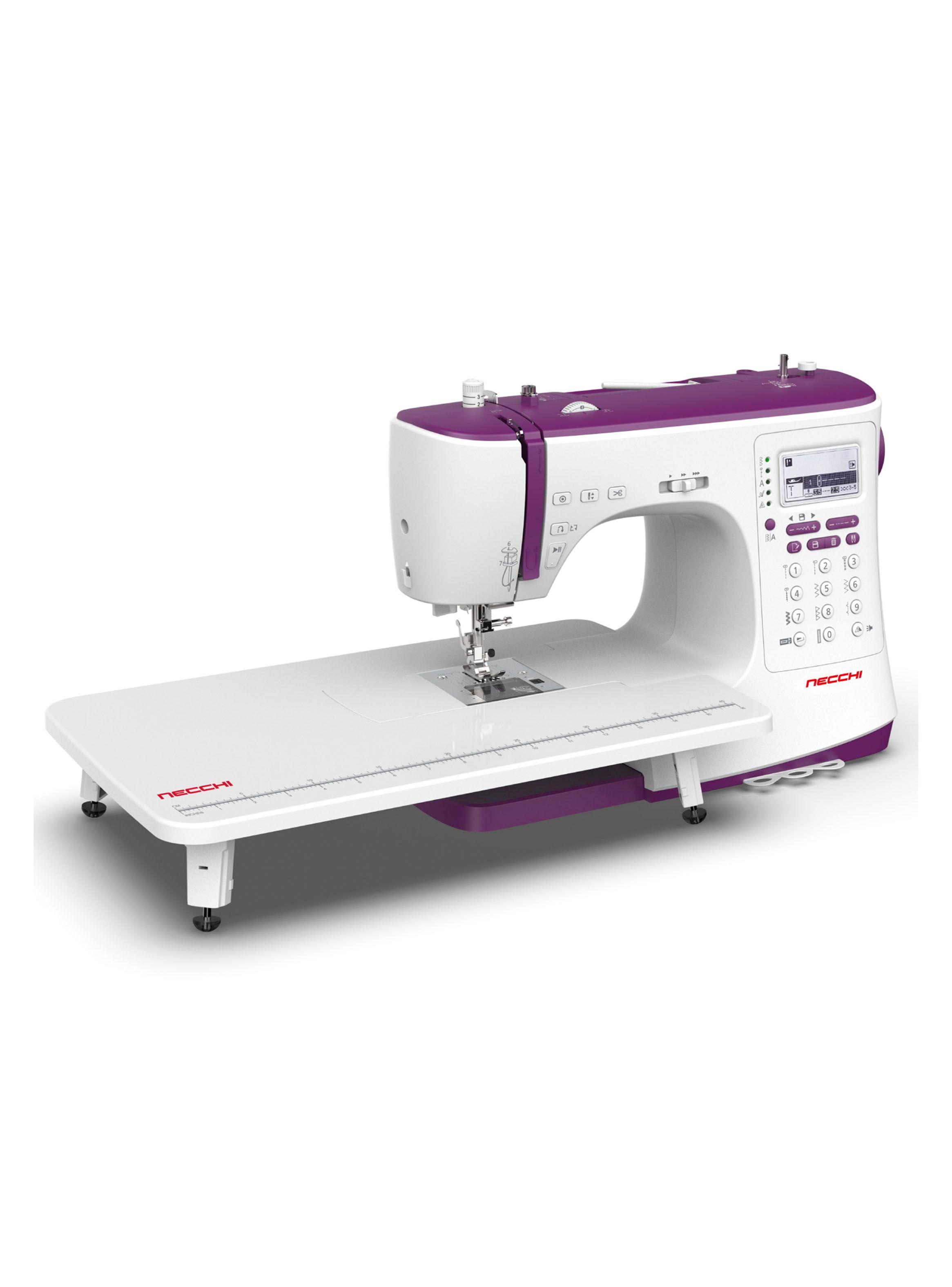 Máquina de Coser NC204D Morado y Blanco-0