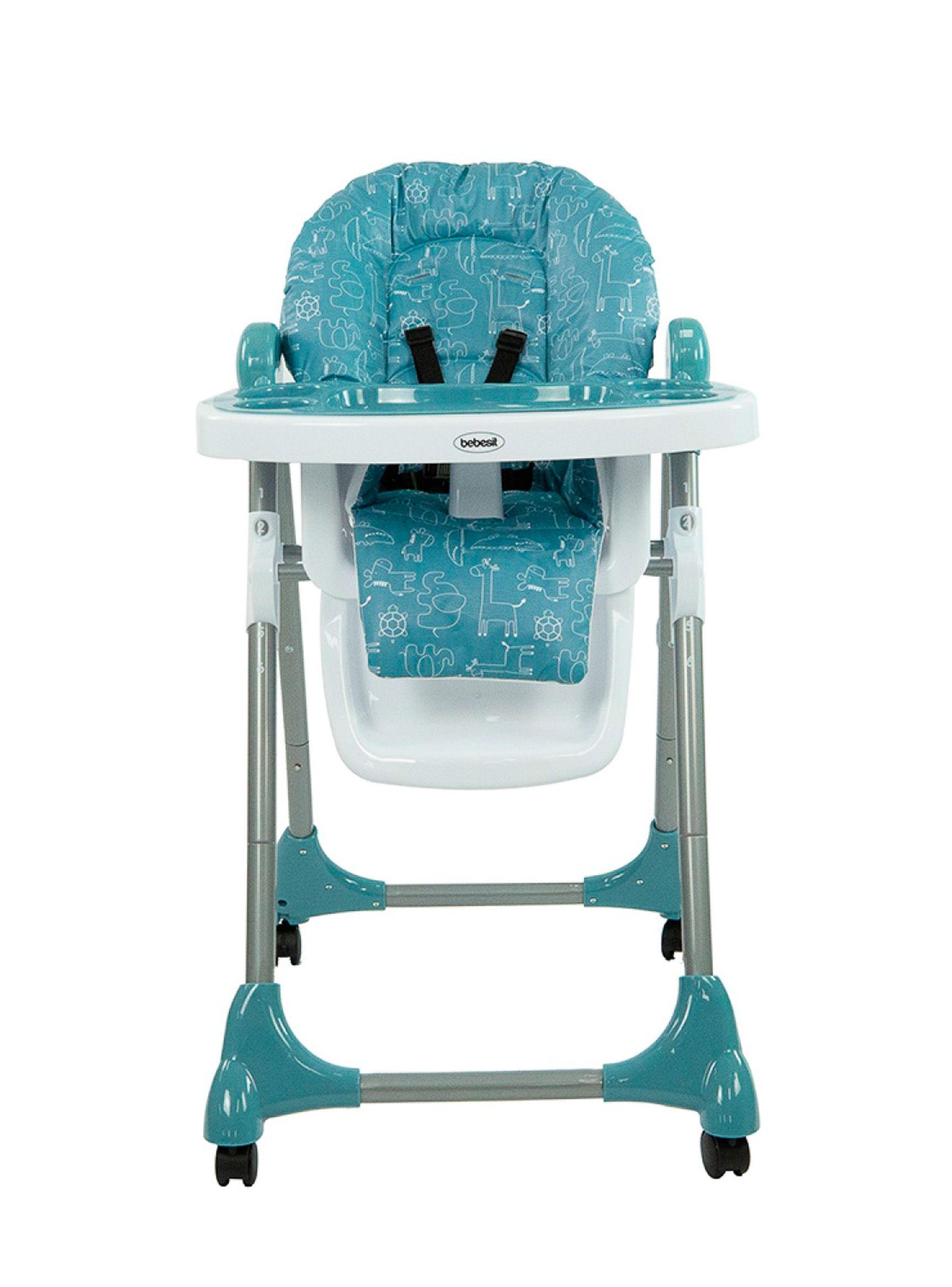 Silla de Comer  Multiposiciones Snack SX Celeste Bebesit-3