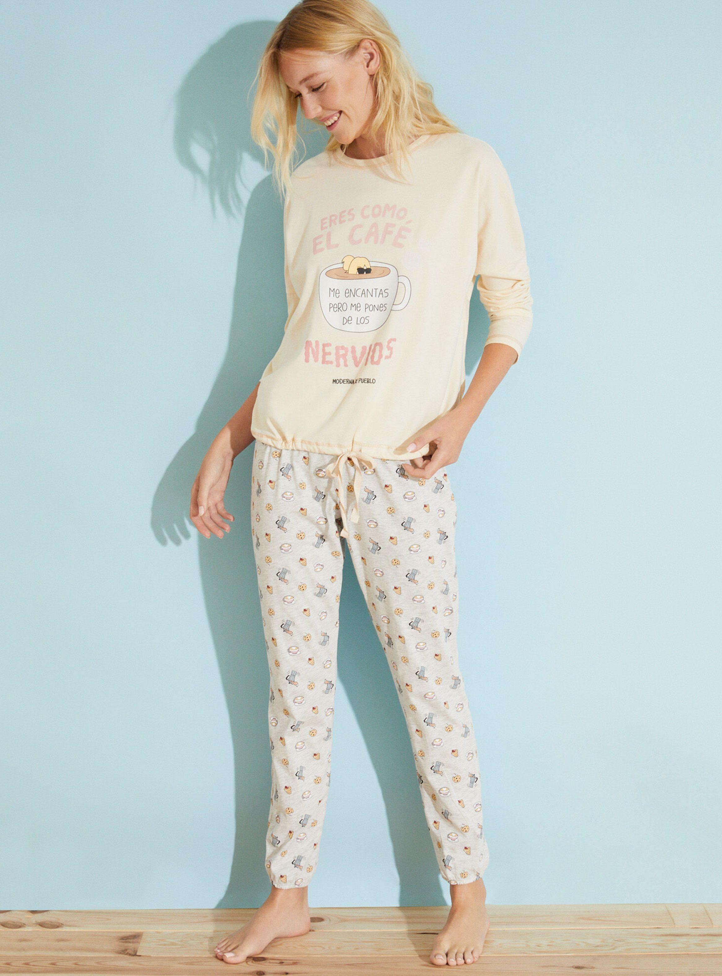 Pijama Mujer Moderna De Pueblo-0