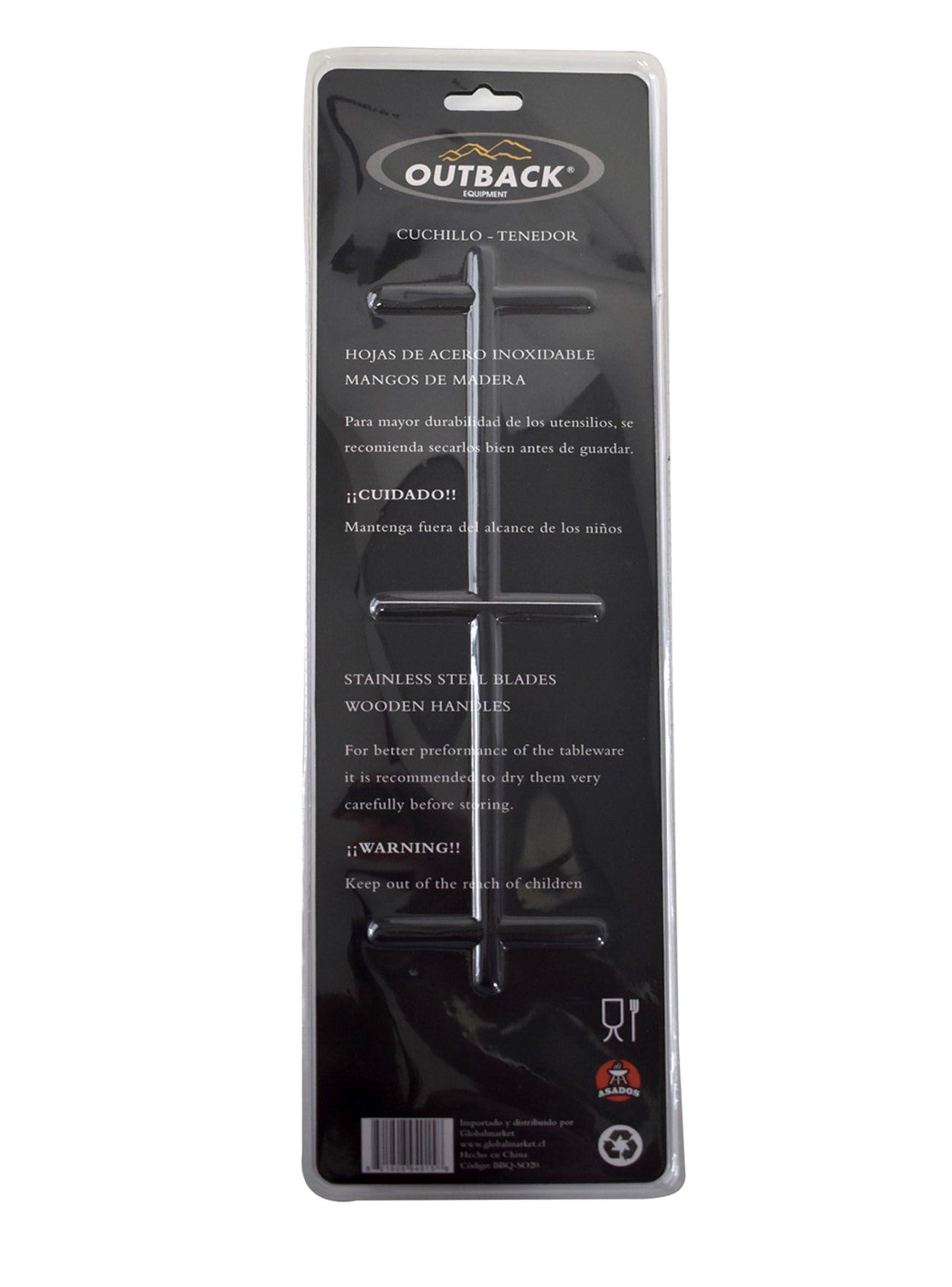 Set de Cubiertos para Asado 2 Piezas Outback-3