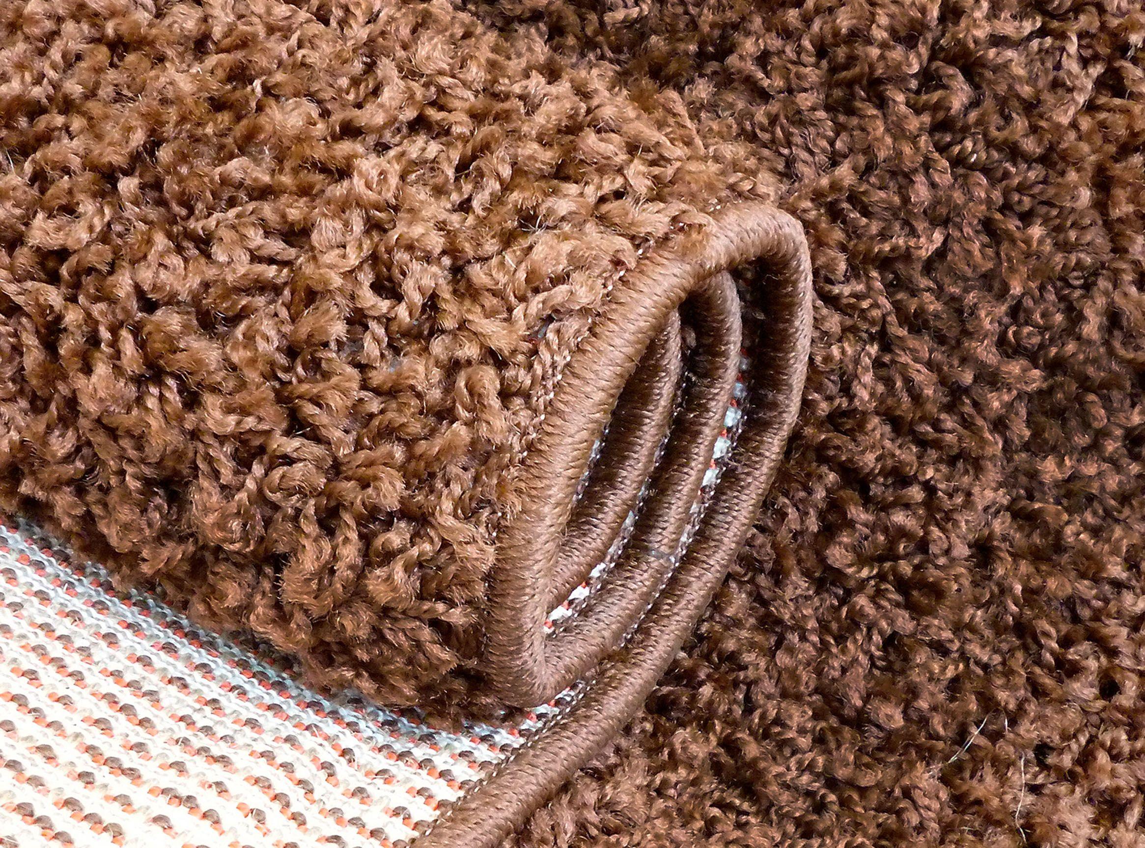 Bajada de Cama 50 x 100 cm Idetex Shaggy Lisa Chocolate-1
