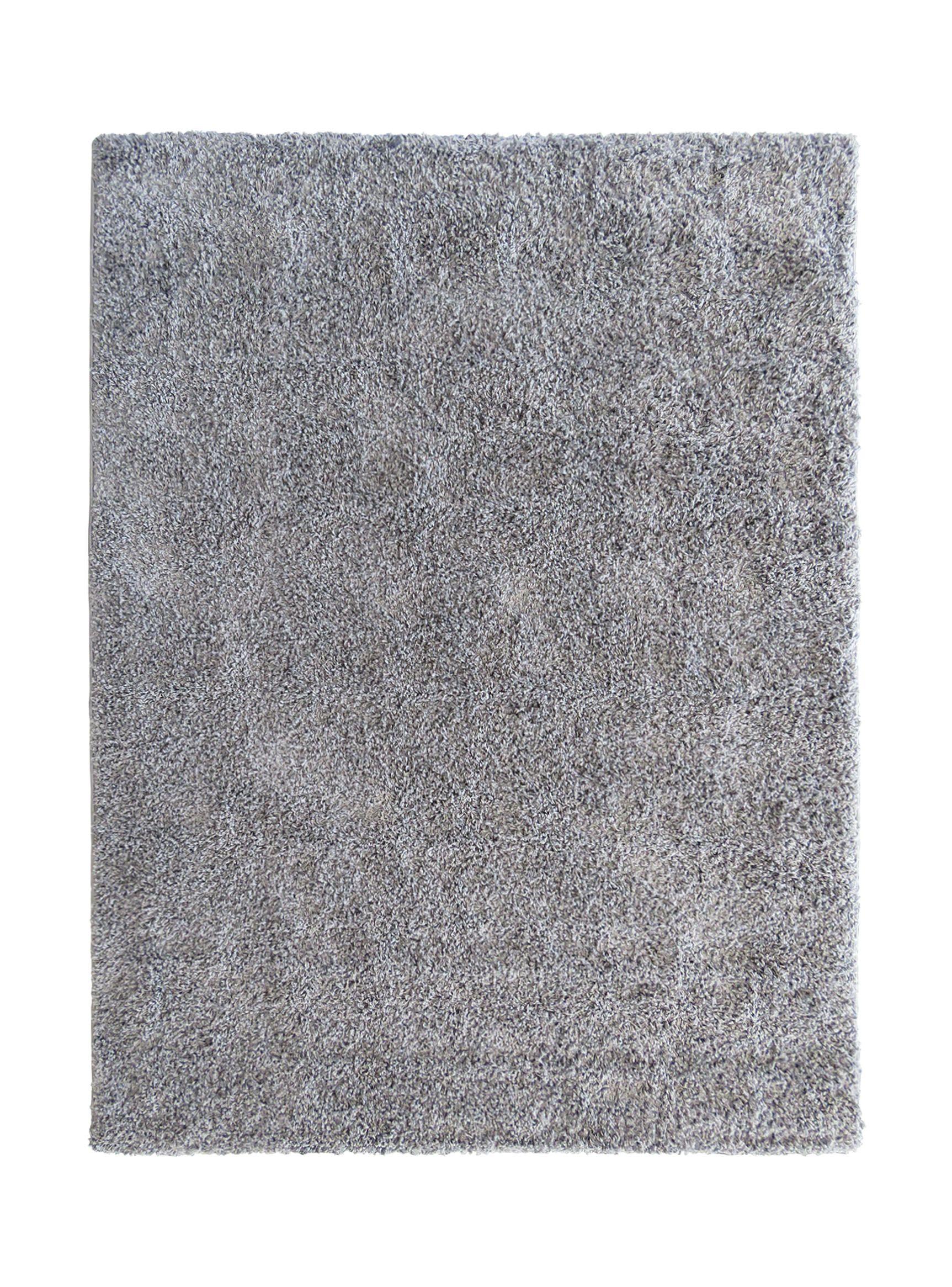 Bajada de Cama 50 x 100 cm Idetex Shaggy Lisa Gris-0