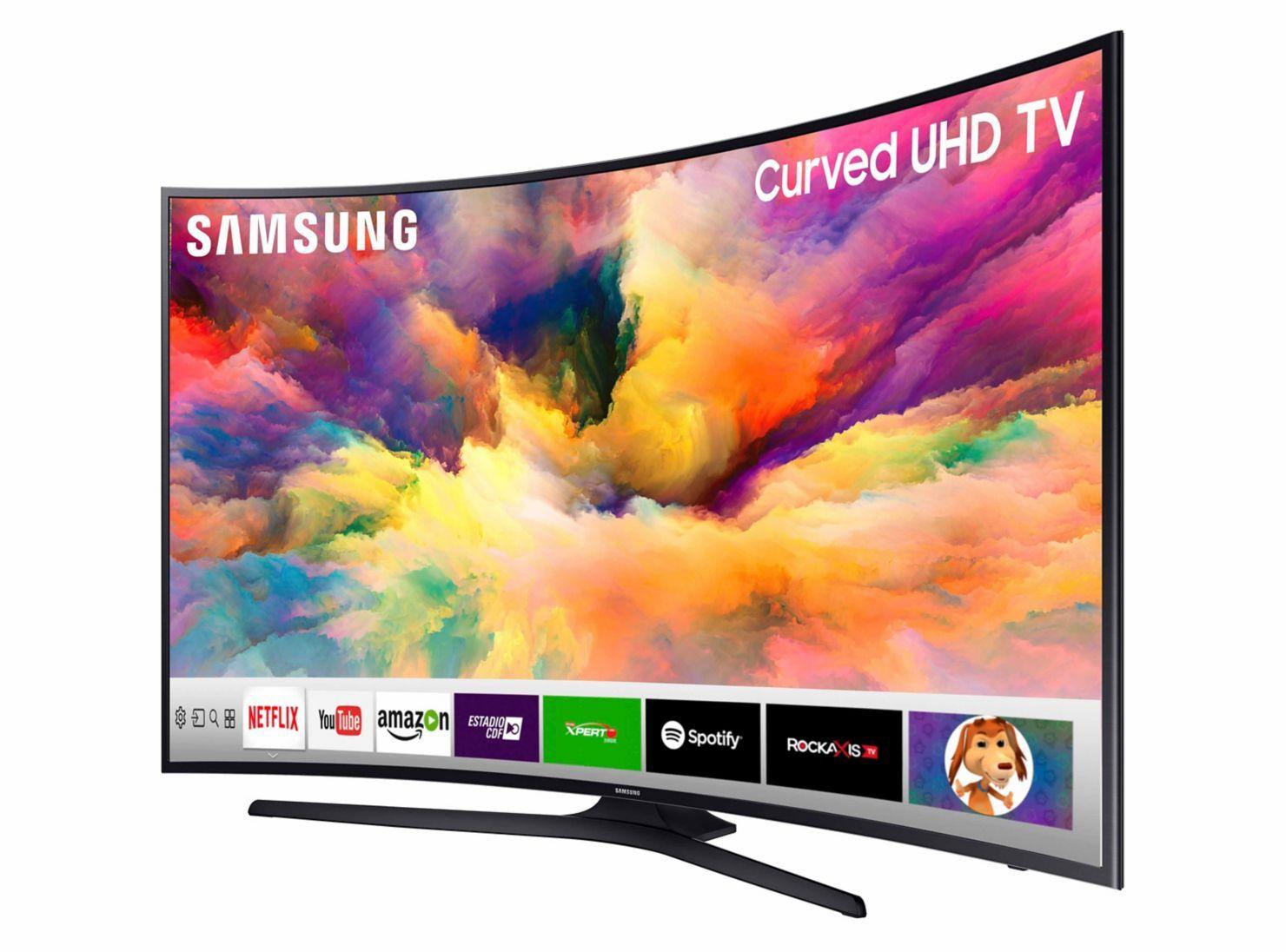 LED 55" Samsung TV Ultra HD 4K Curvo 55MU6300-1
