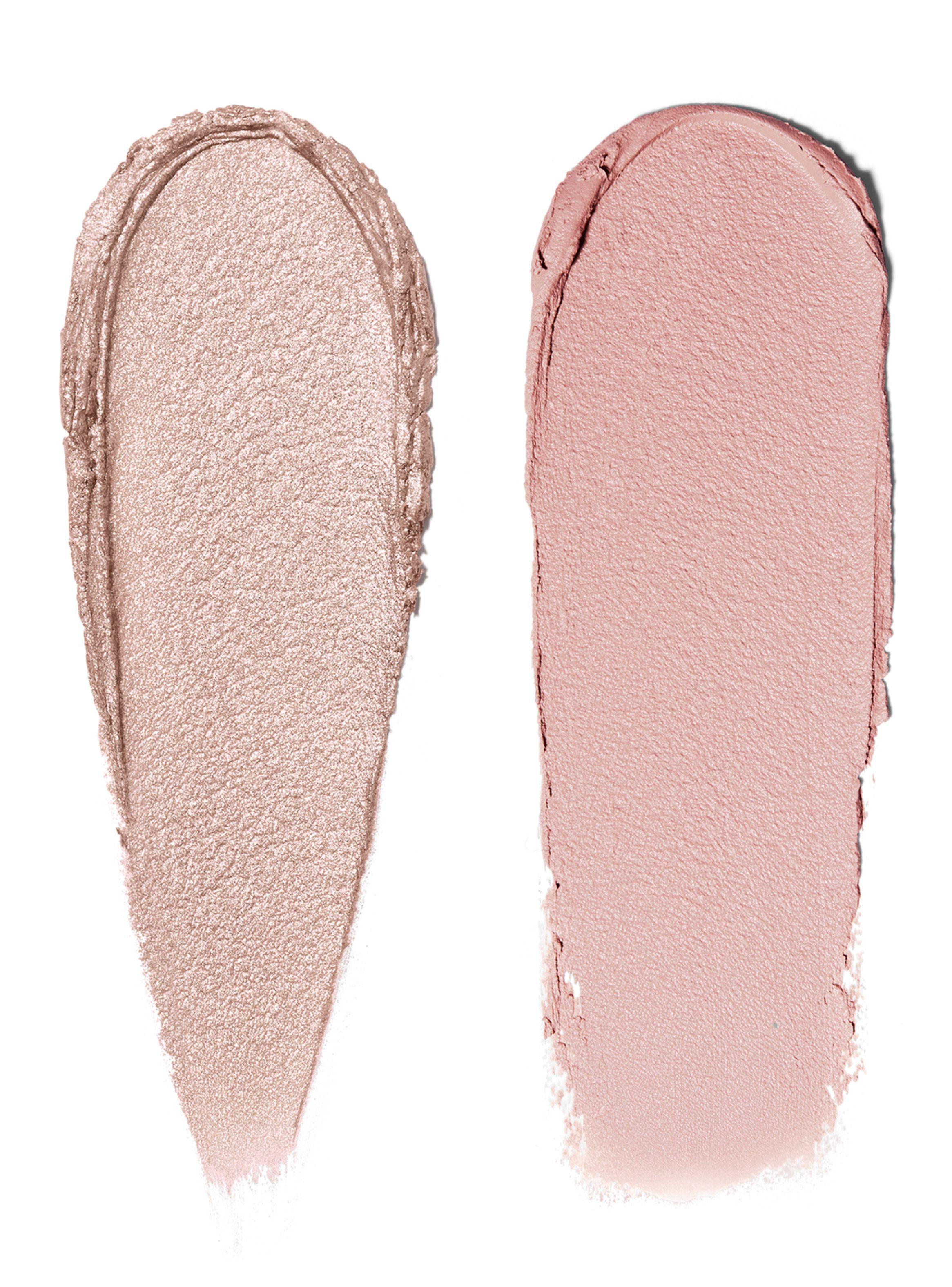 Sombra de Ojos Long-Wear Cream Shadow Stick Duo-Platinium Pink | Antique Rose-2