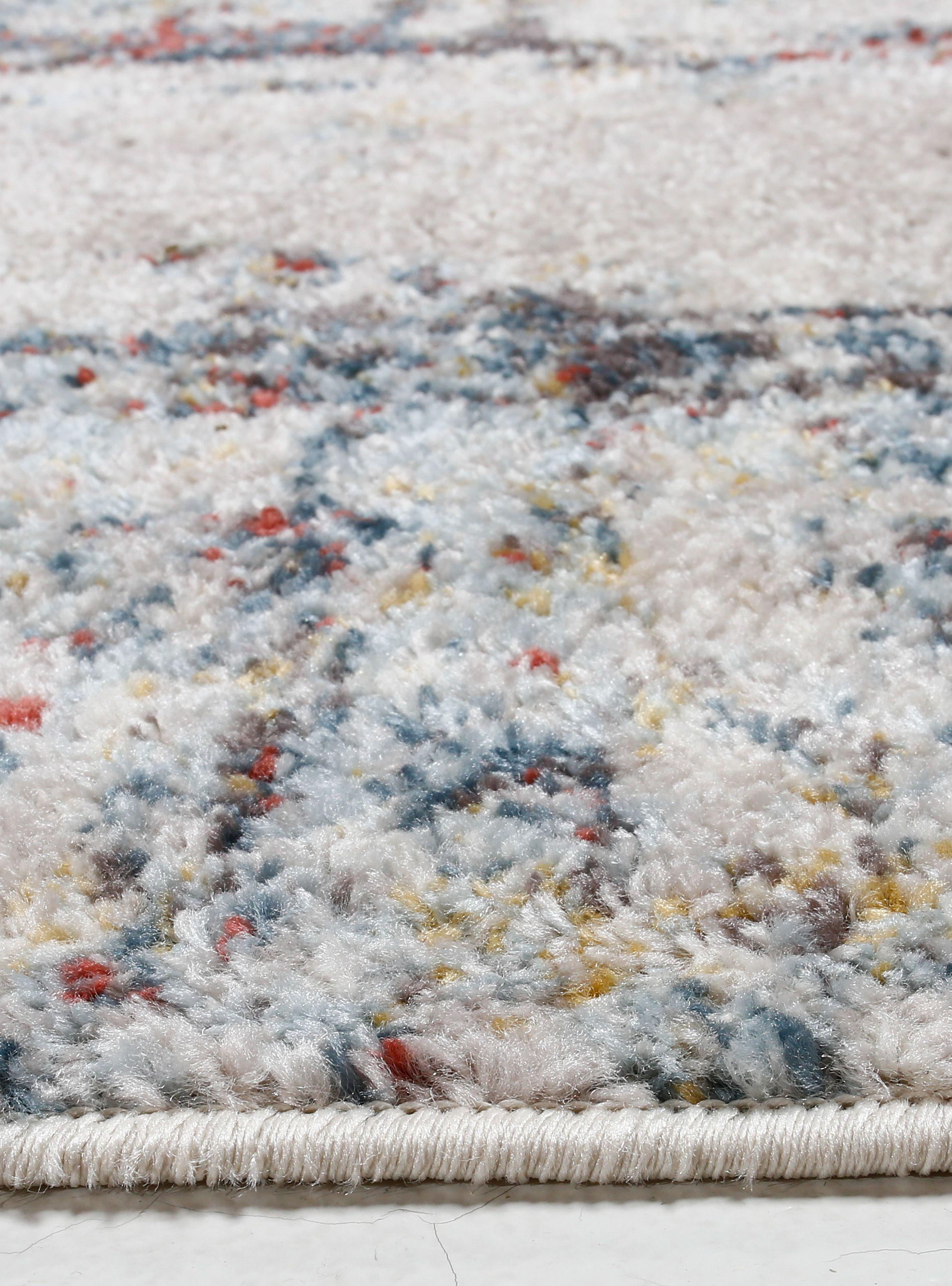 Alfombra Frise Logan 150x200 cm Crema-1