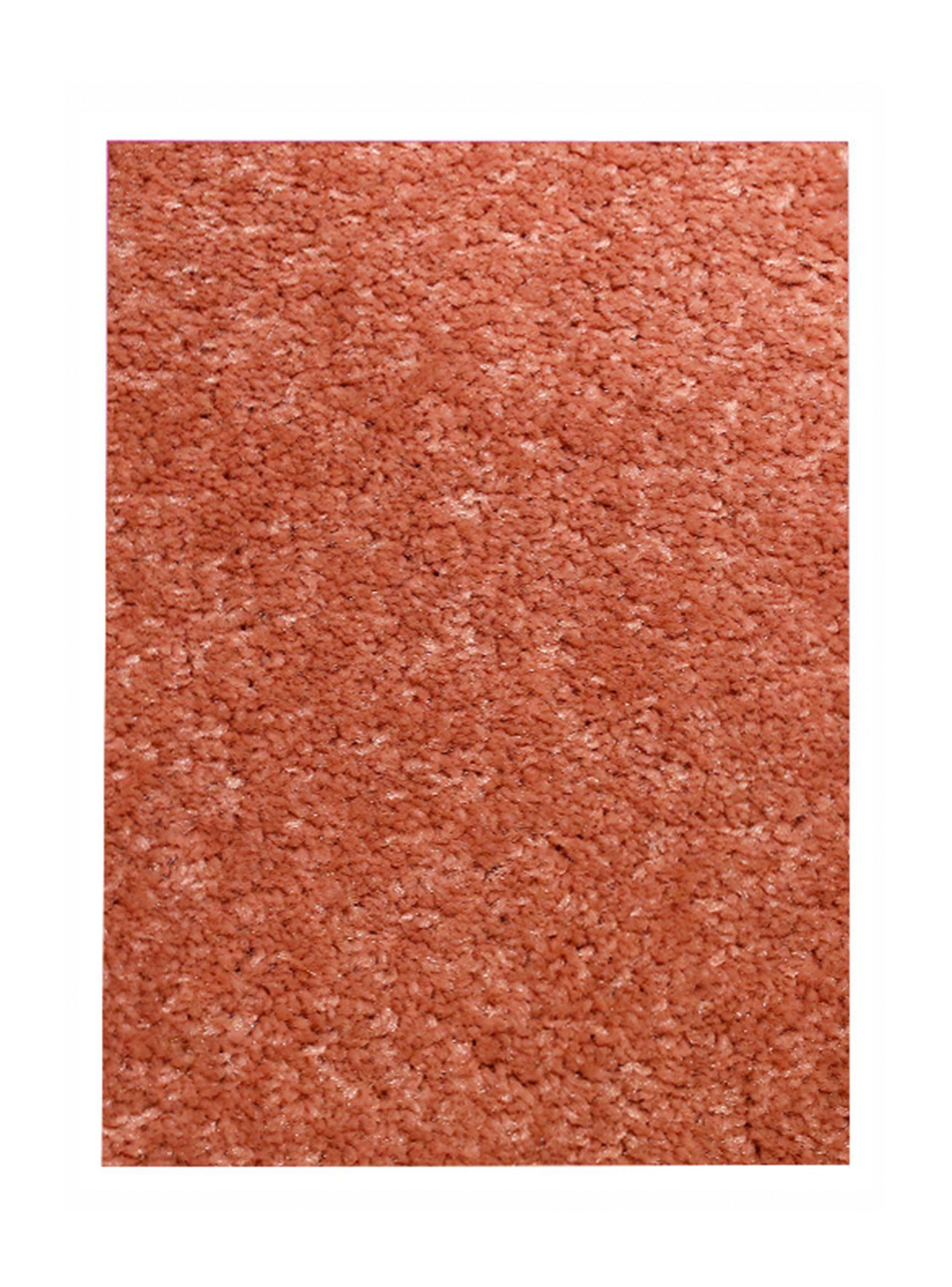 Alfombra Frise Lisa 150x200 cm Rosa-0