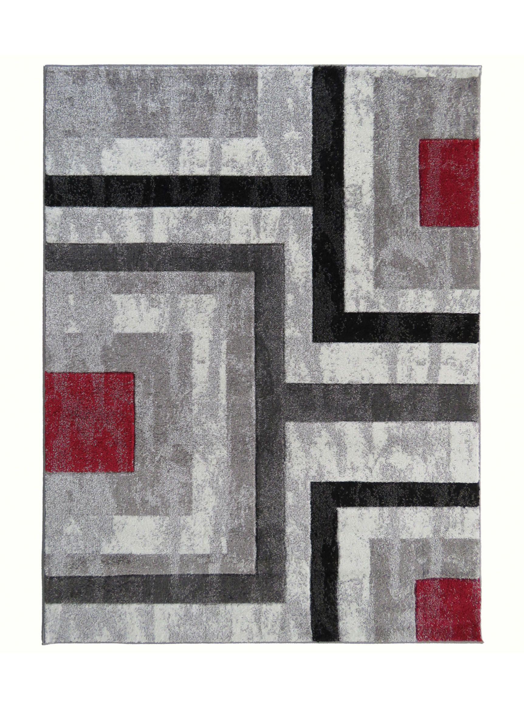 Alfombra Frise Carved Florida D3 150x200 cm Crema-0