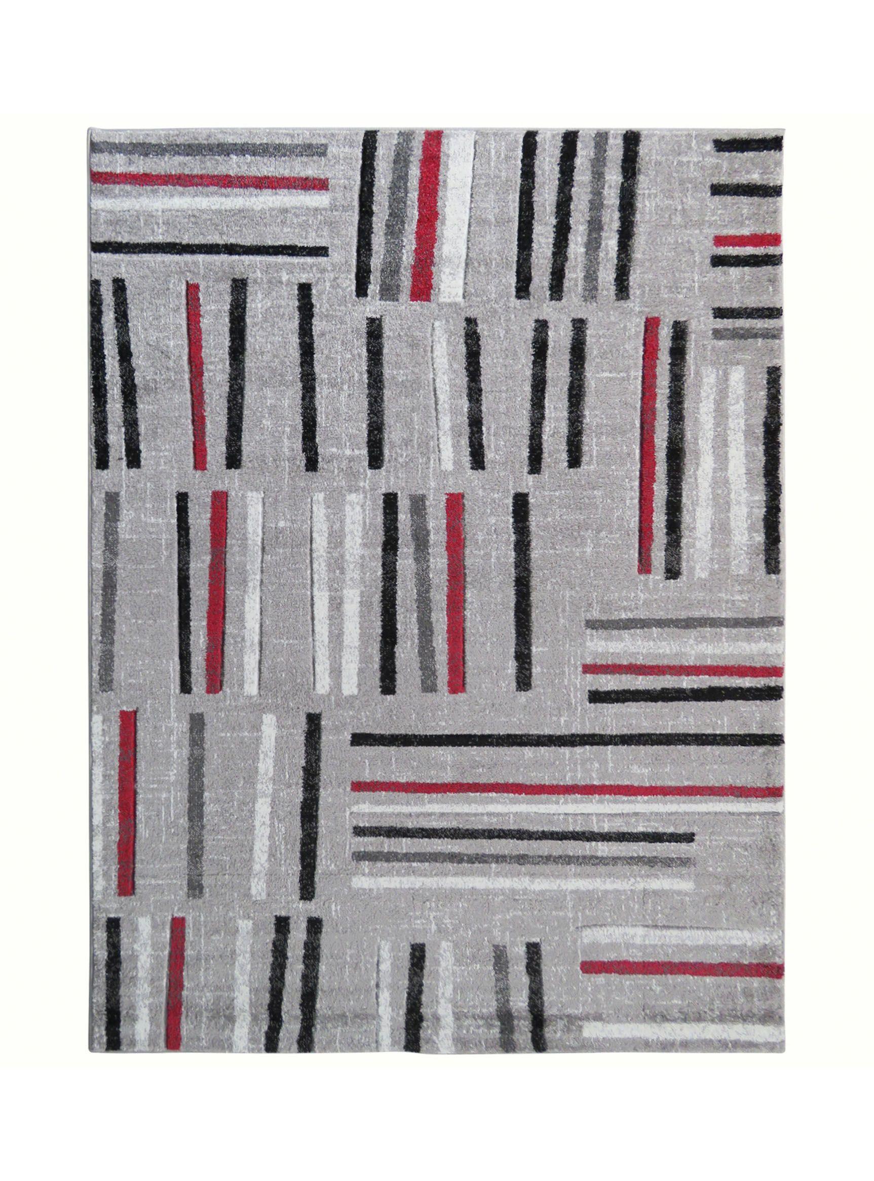 Alfombra Frize Carved Florida D5 170x230 cm Red-0