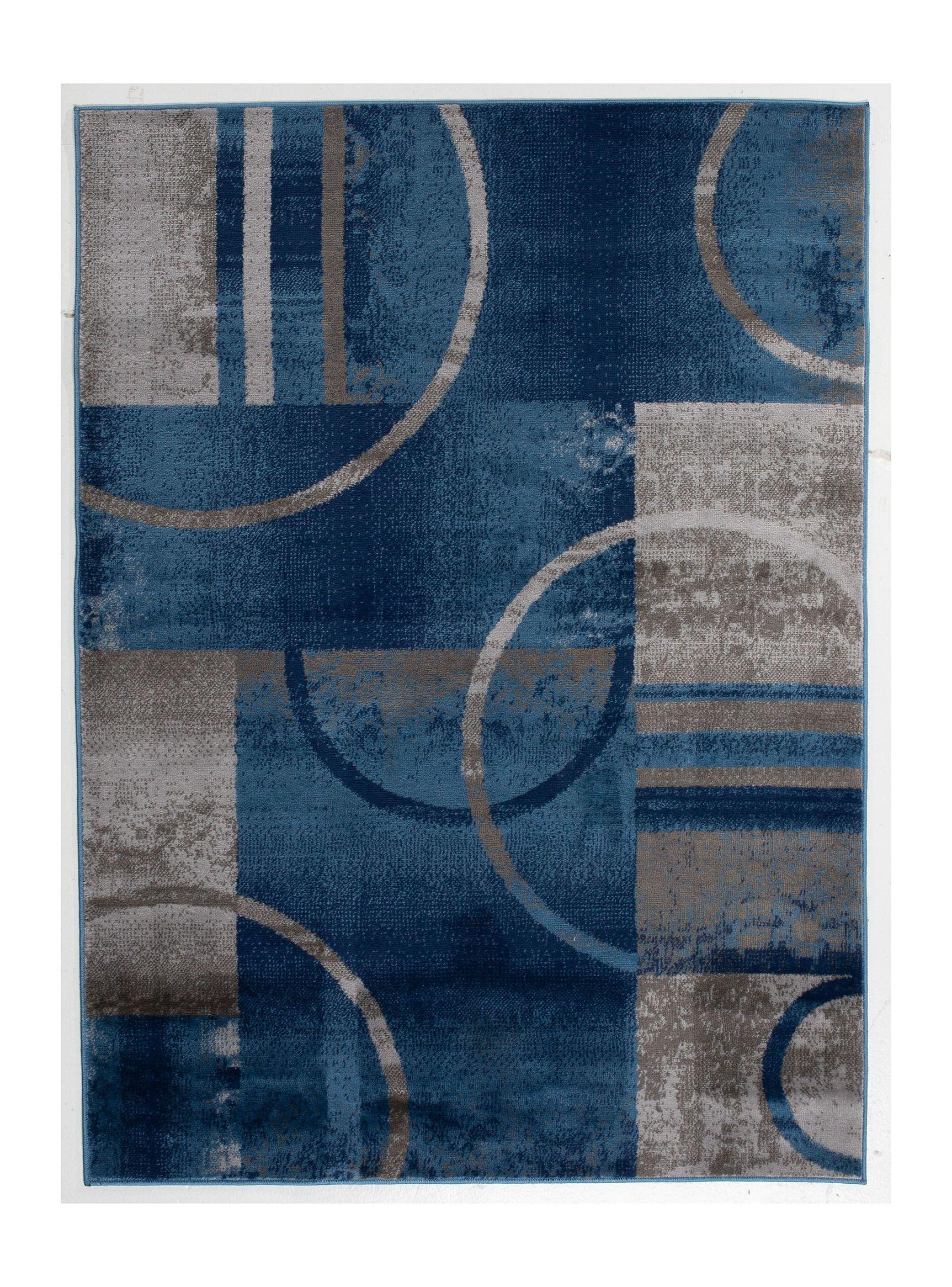 Bajada de Cama 80 x 120 cm Idetex Heatset Qatar Blue-0