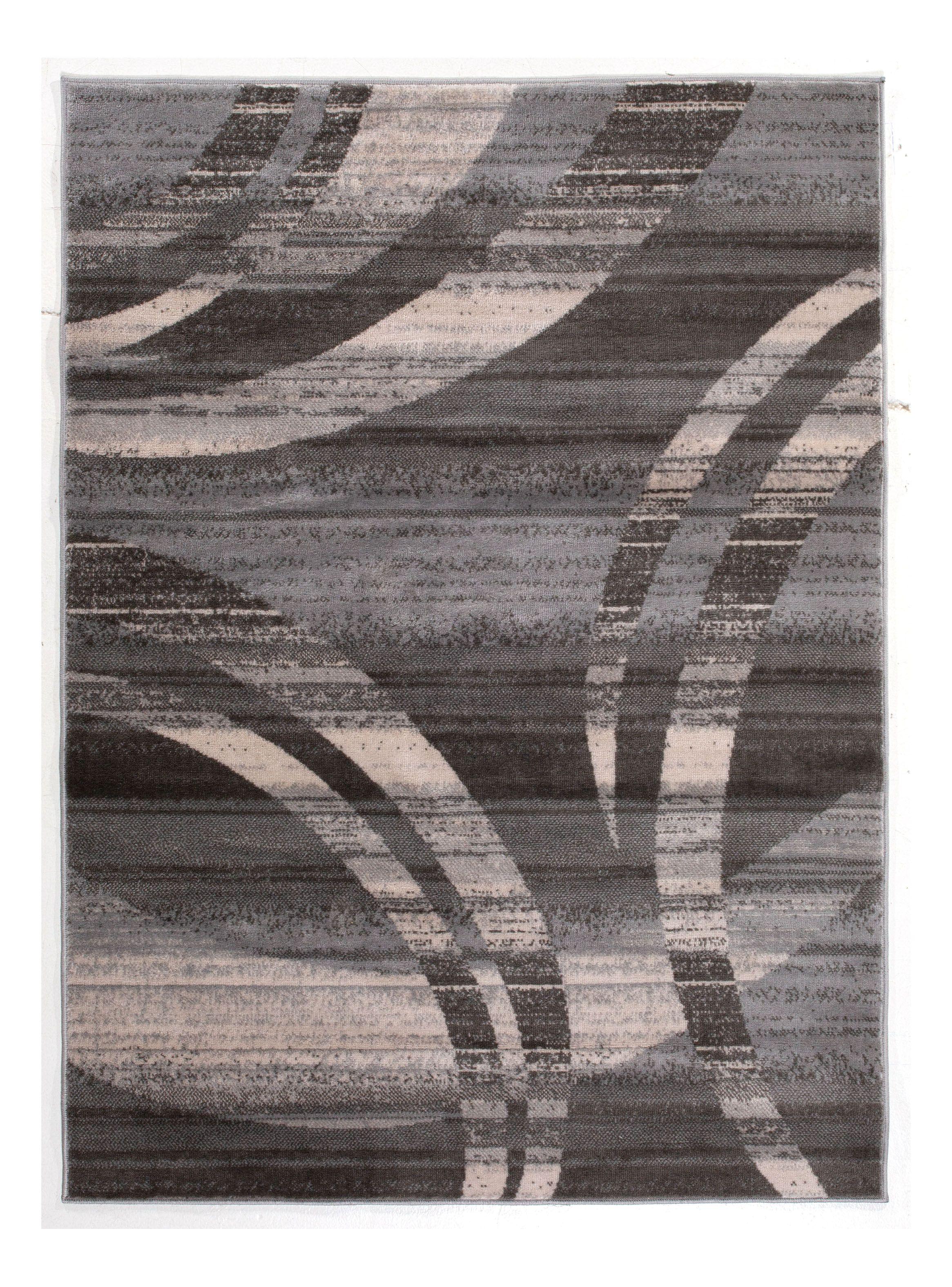 Alfombra Heatset Qatar 160x230 cm Gris-0