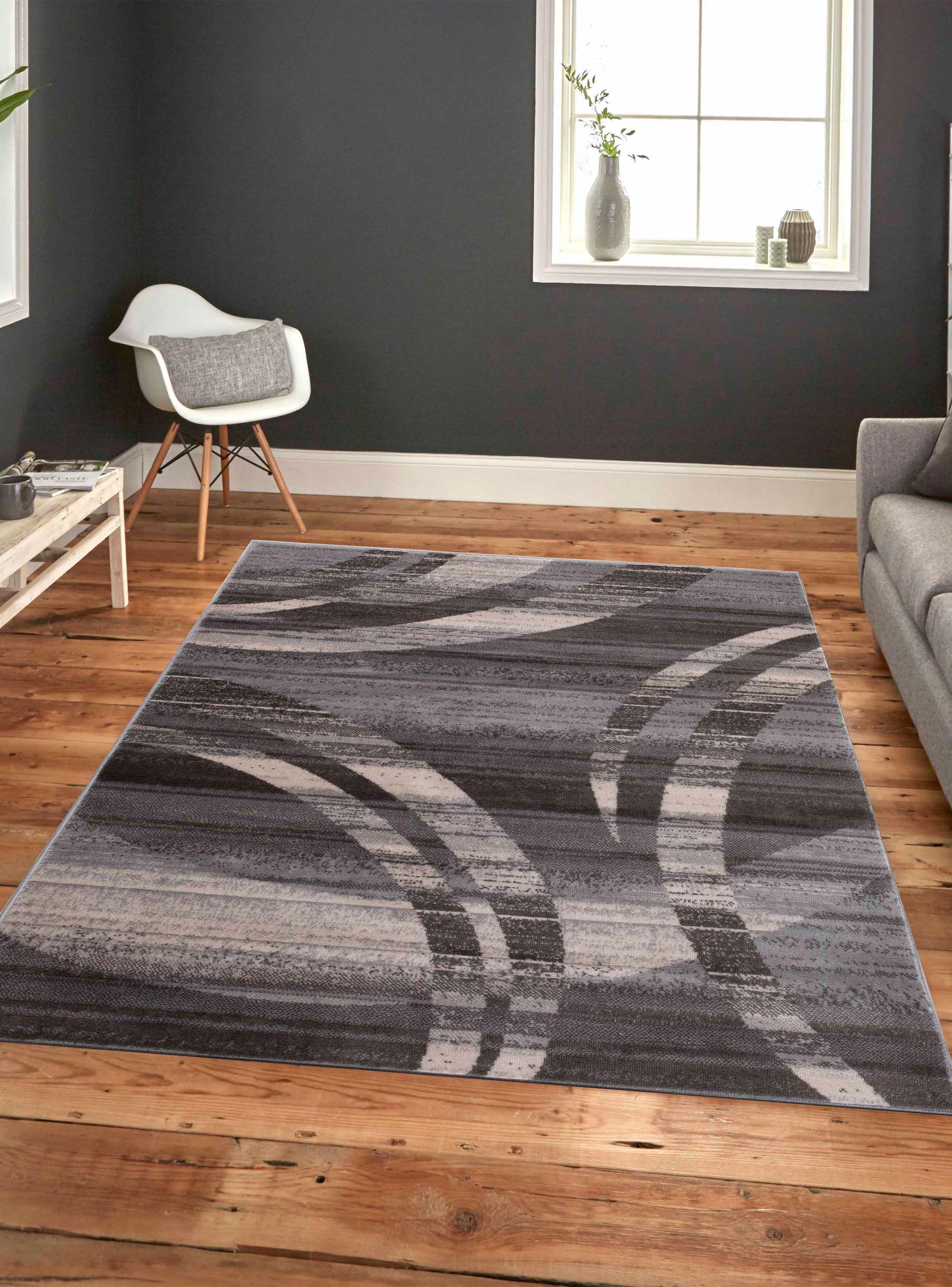 Alfombra Heatset Qatar 160x230 cm Gris-1