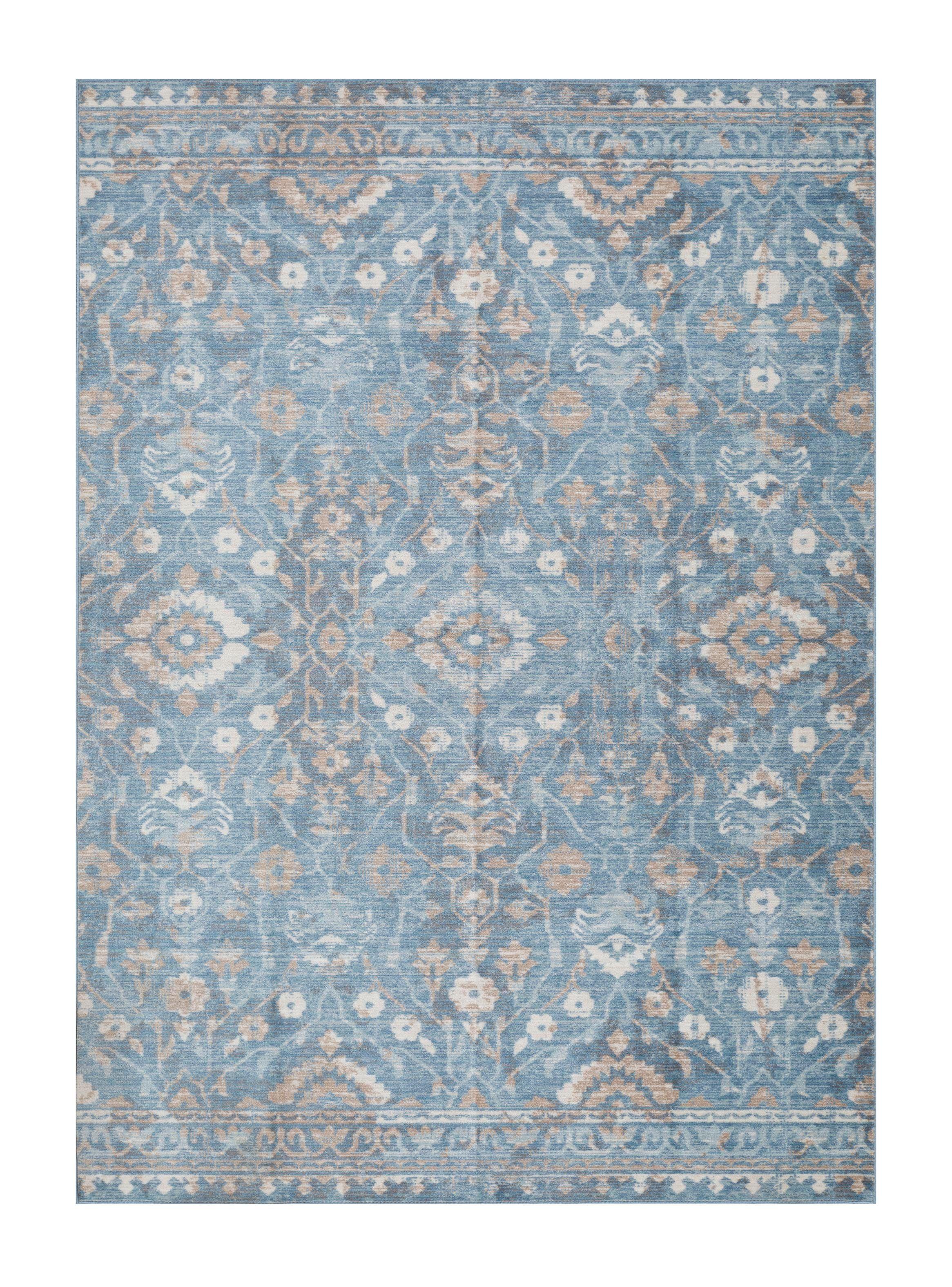 Alfombra Vintage Sky Blue D1 195x285 cm-0