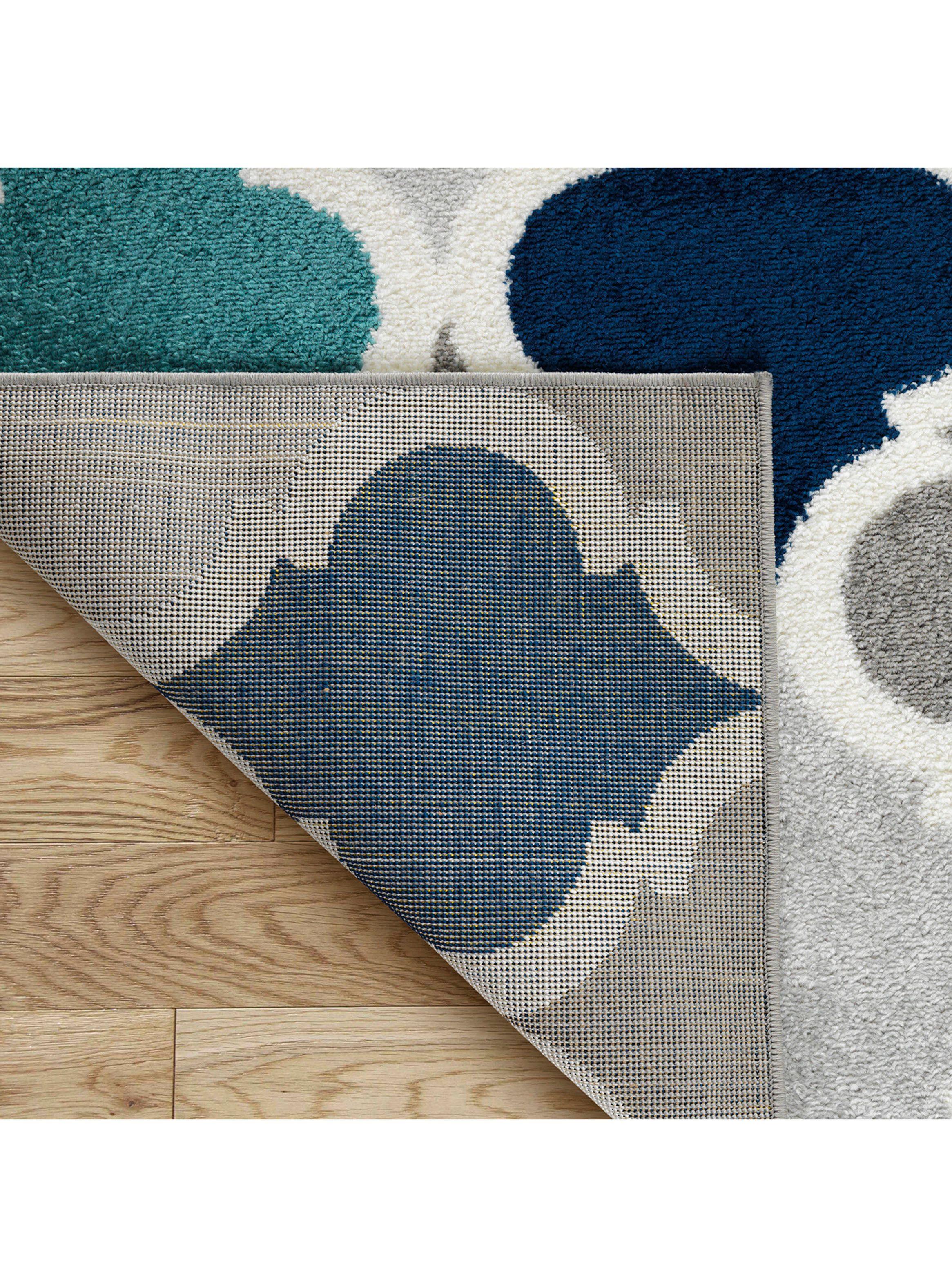 Alfombra 244 x 305 cm Florida Turquesa-3