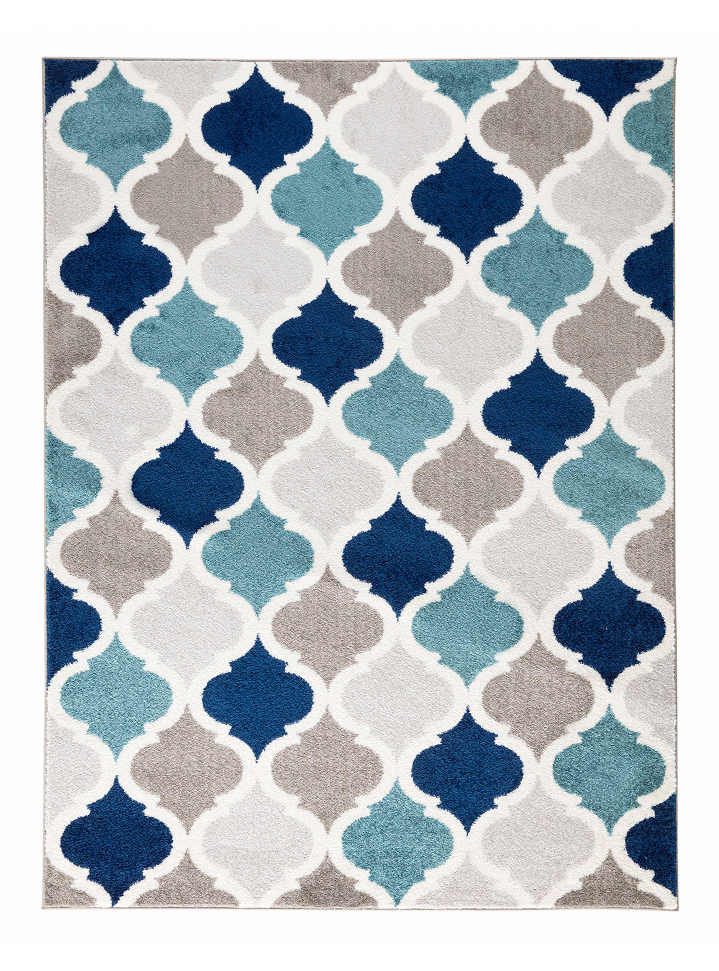 Alfombra 244 x 305 cm Florida Turquesa-0