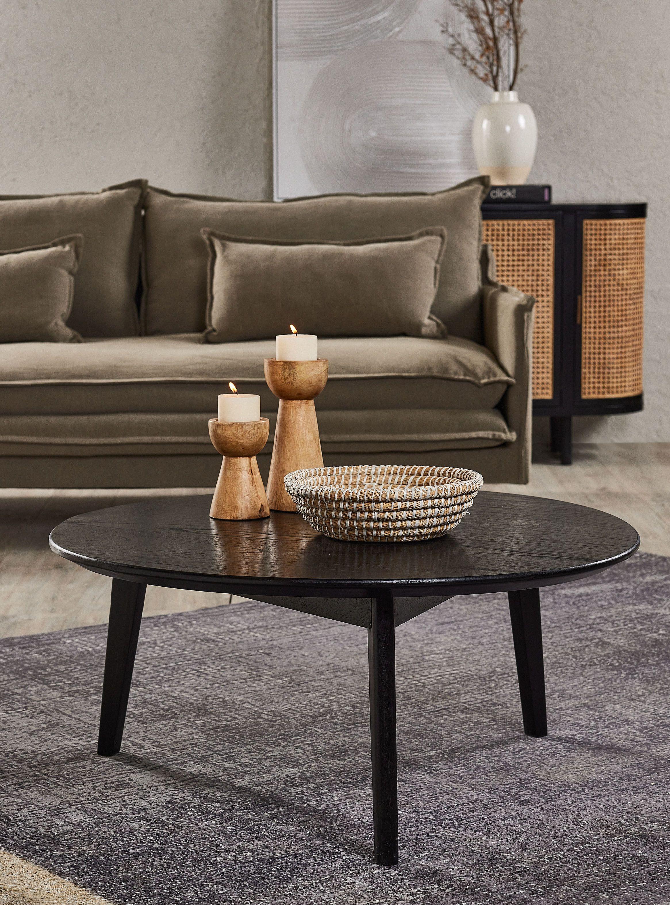 Mesa de Centro 90 cm Luxemburgo Redonda-0