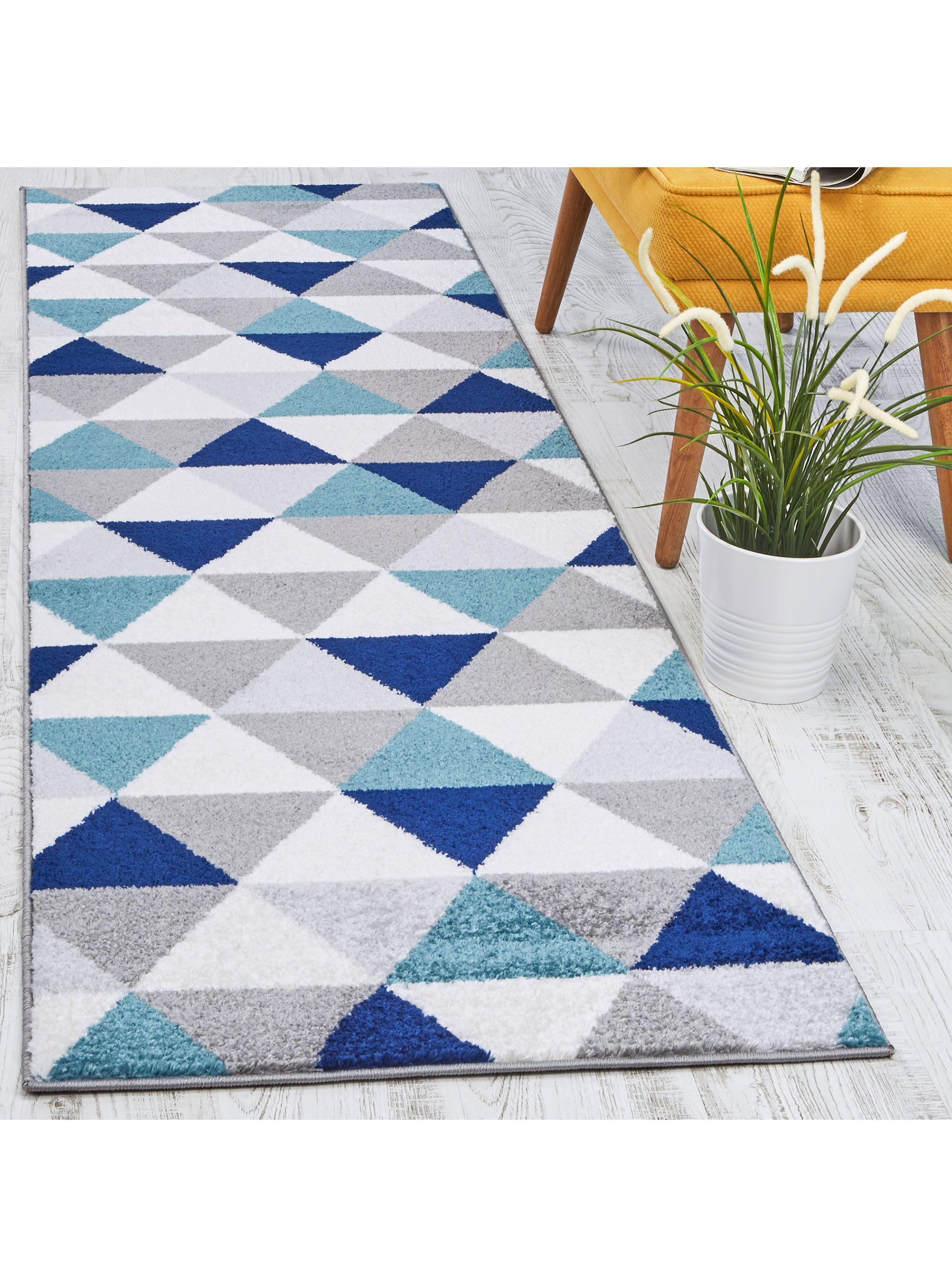 Alfombra de Pasillo 70 x 230 cm Florida80 Turquesa-1