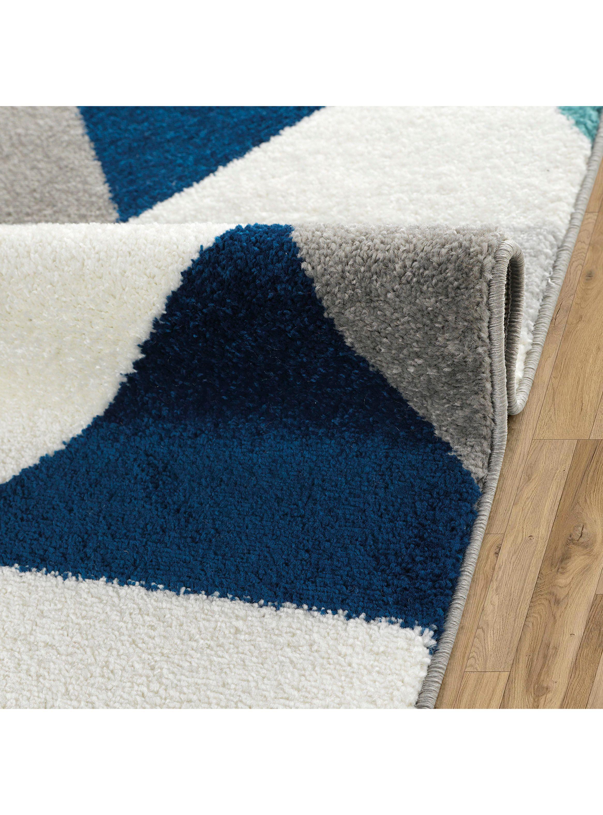 Alfombra Florida 244x305 cm Turquesa-2