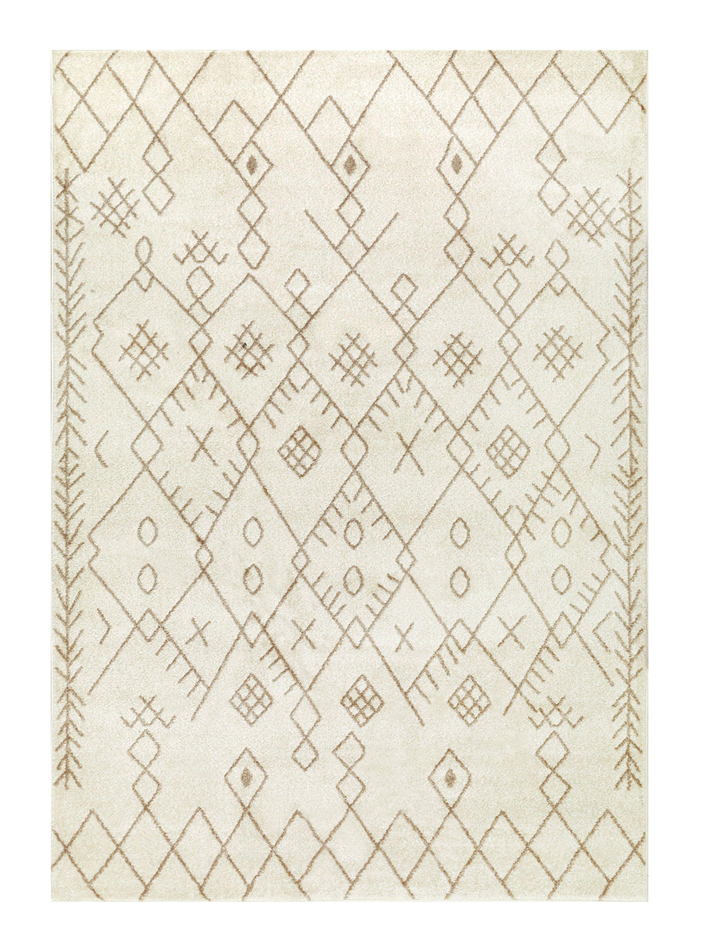 Alfombra Living-Comedor 120 x 180 cm Florida Beige Boho-0