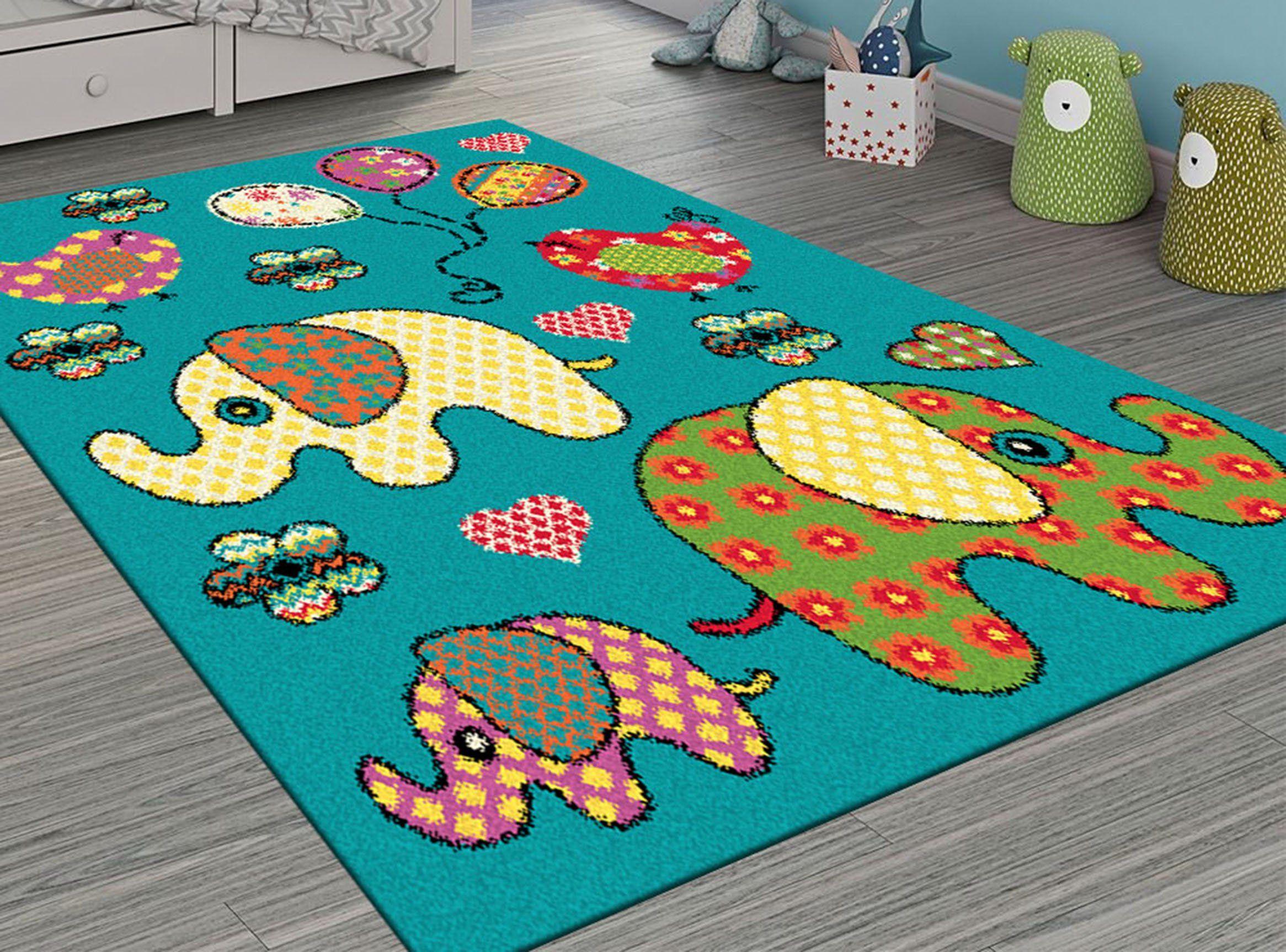 Alfombra Infantil Happy Girl 100x133 cm-1