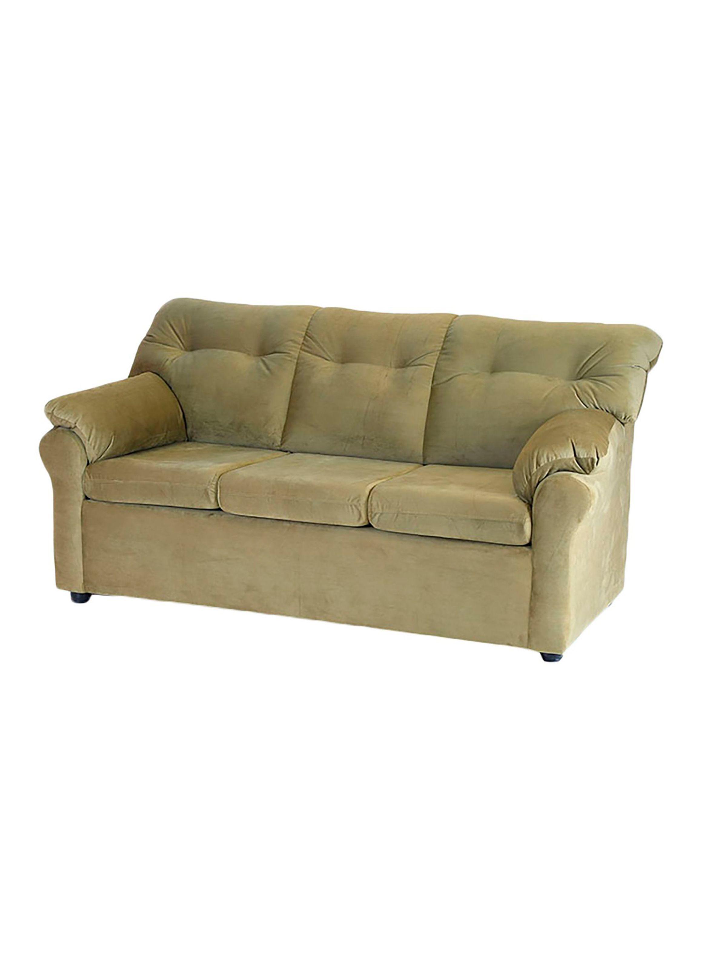 Juego de Living América Felpa Sofá 3C+ Sillones 1C-2