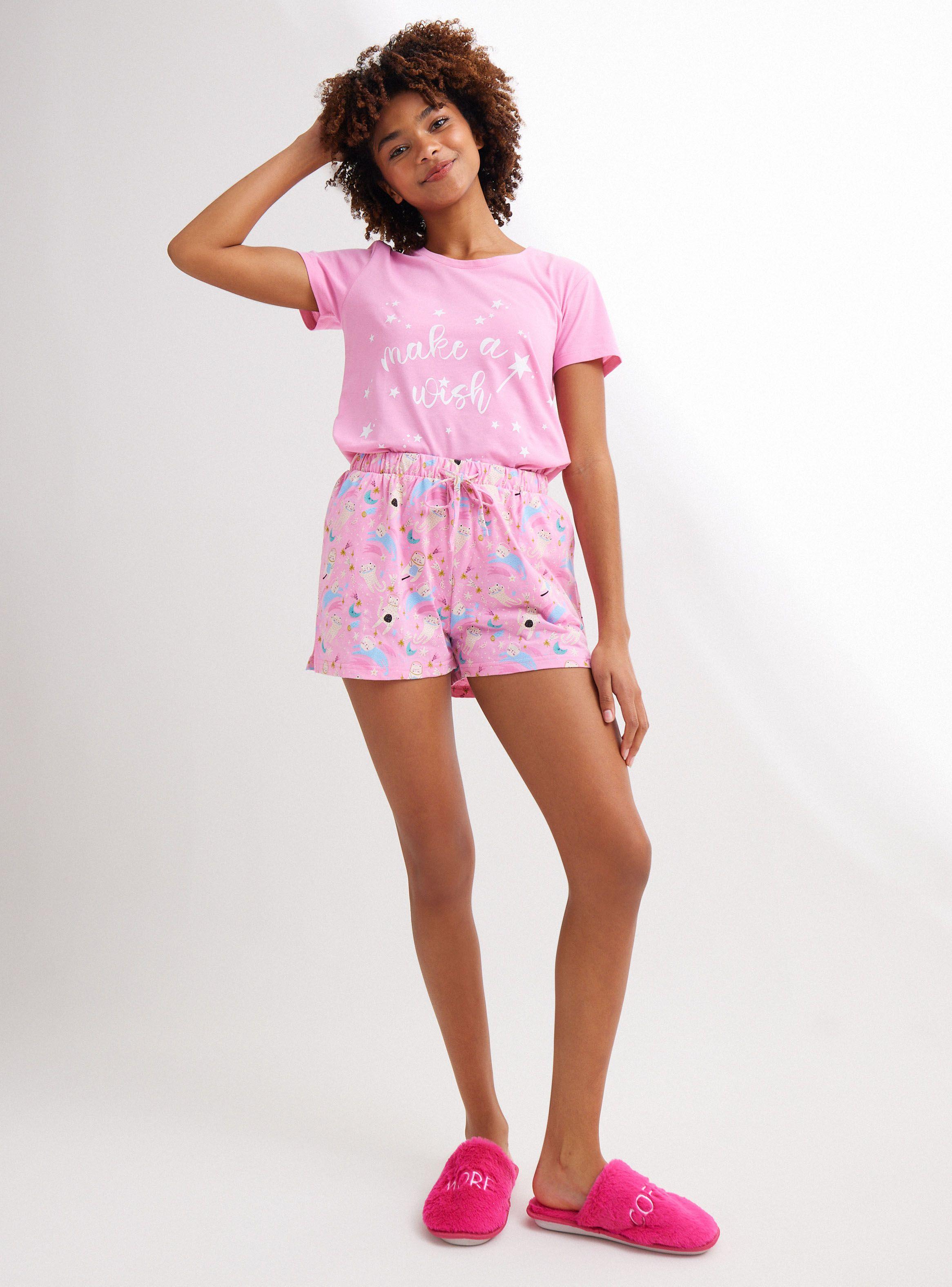 Short Pijama Amarra Full Print-4
