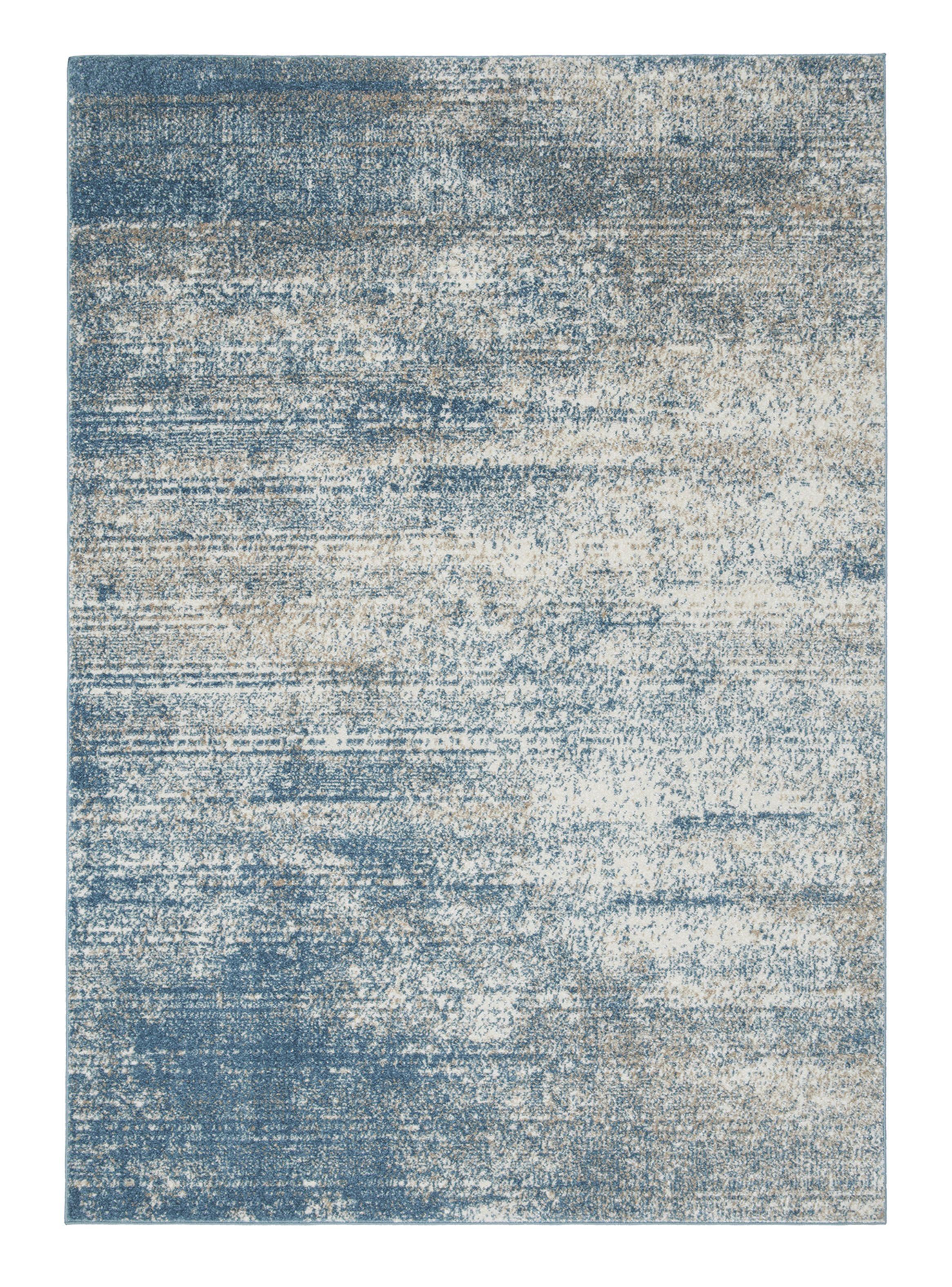 Alfombra Florida 160x230 cm Azul-0