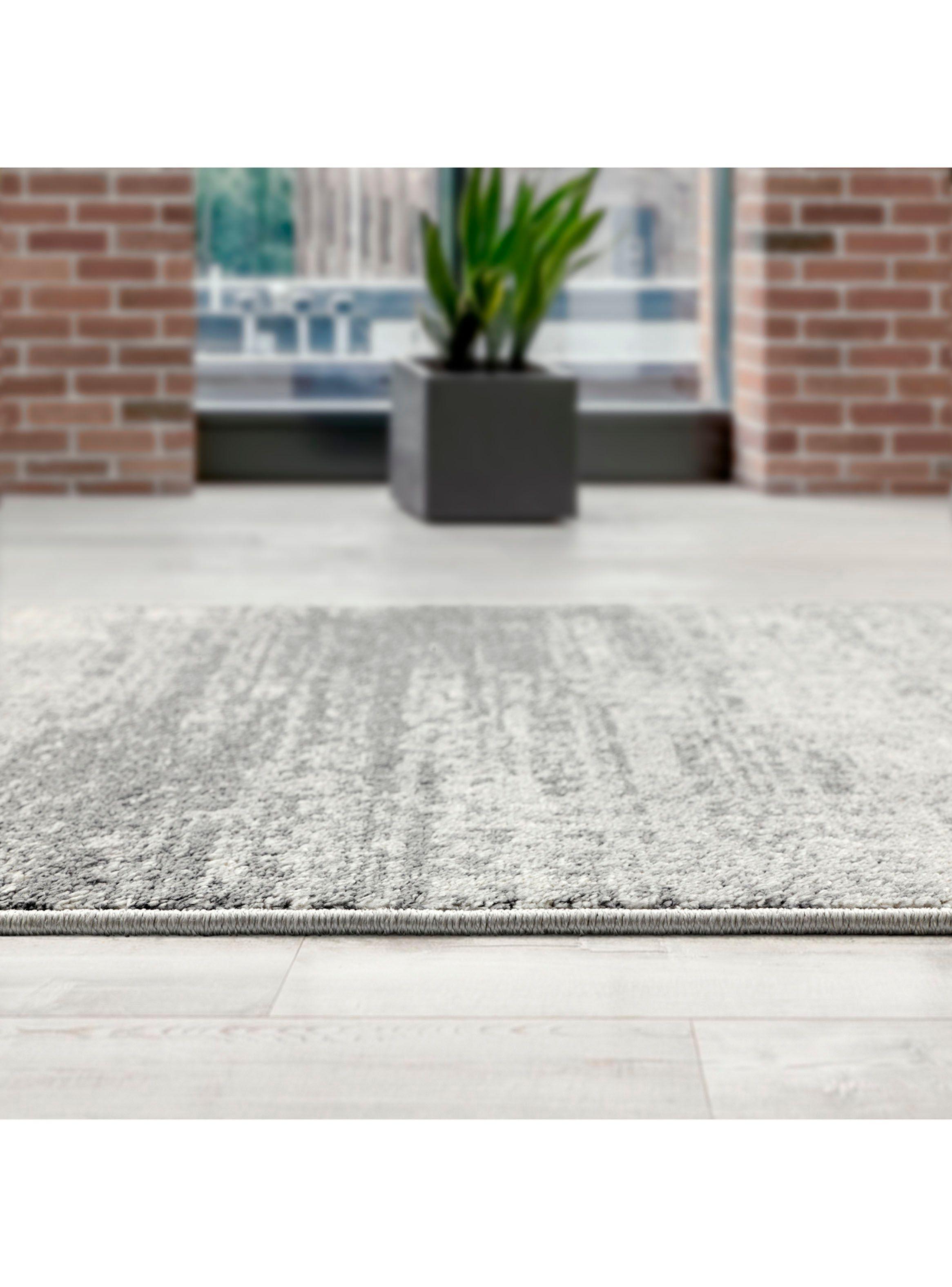 Alfombra de Pasillo 70 x 230 cm Florida34 Gris-5