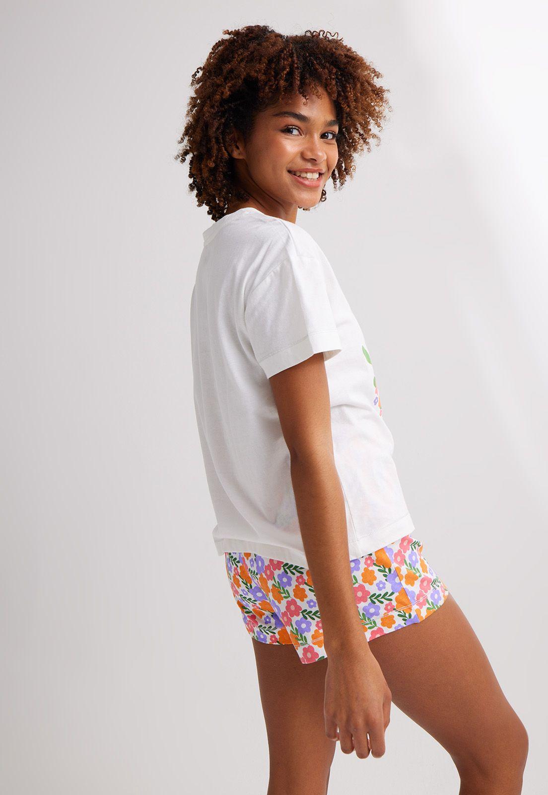 Pijama Manga Corta y Short Licencia Bambi-1