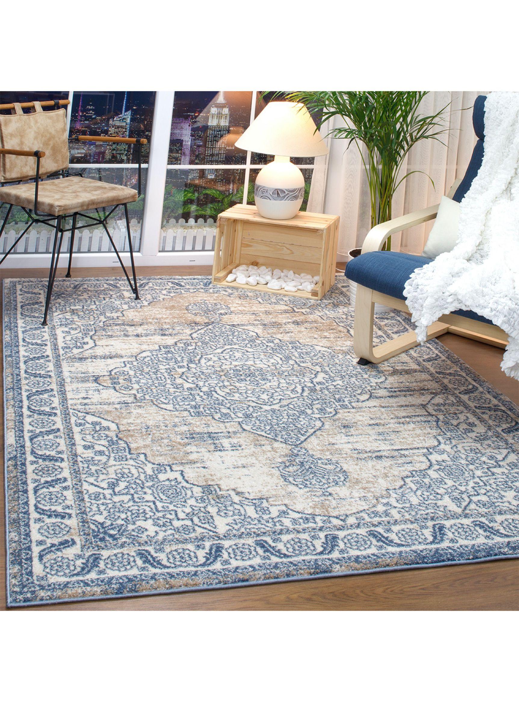 Alfombra 160 x 230 cm Florida63 Azul-2
