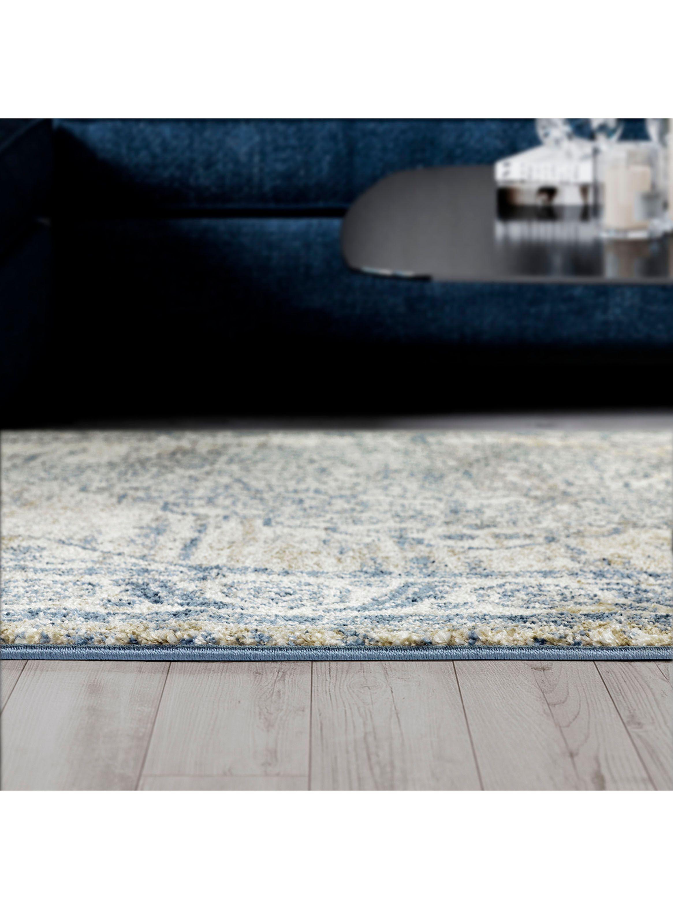 Alfombra Florida 244x305 cm Azul-2