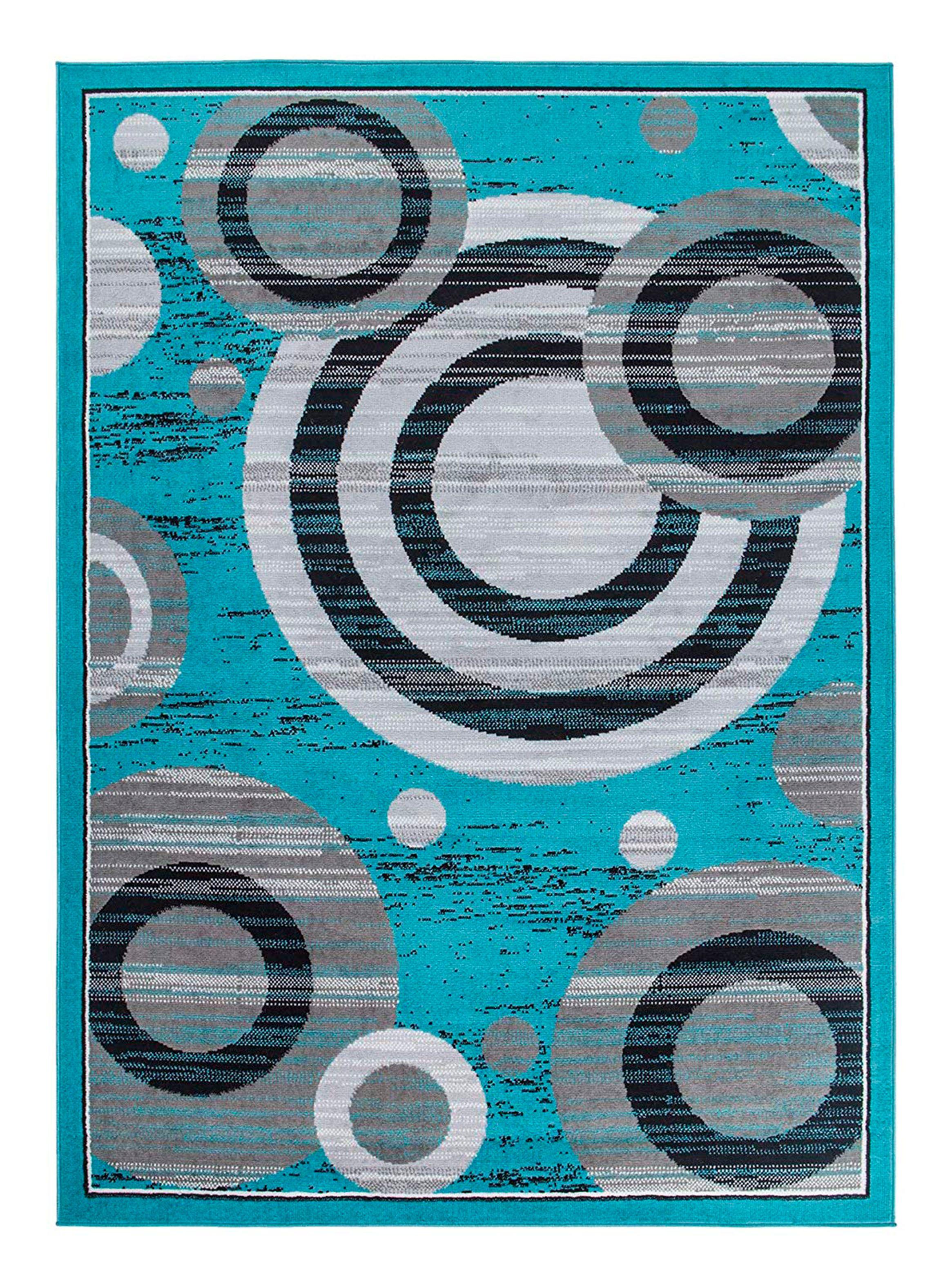 Alfombra 153 x 213 cm Modalfo Kashank 501 Azul-0