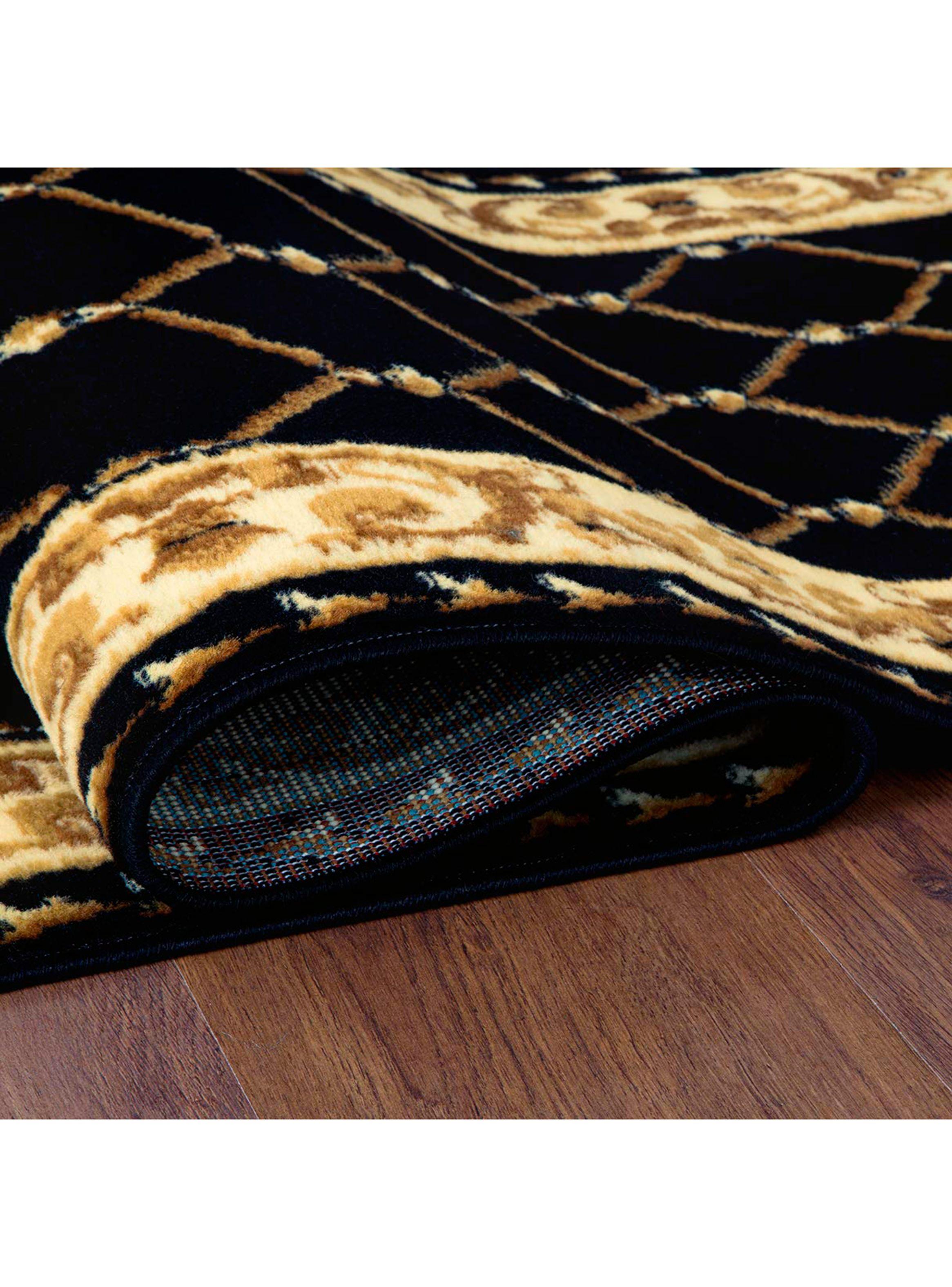 Alfombra 200 x 290 cm Kashank 503 Negro-2