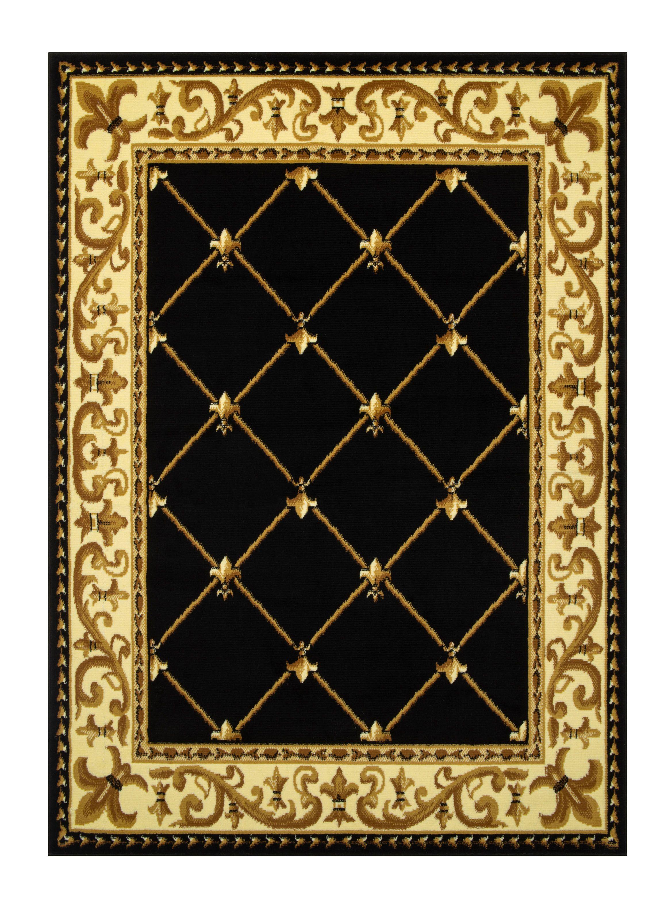 Alfombra 200 x 290 cm Kashank 503 Negro-0