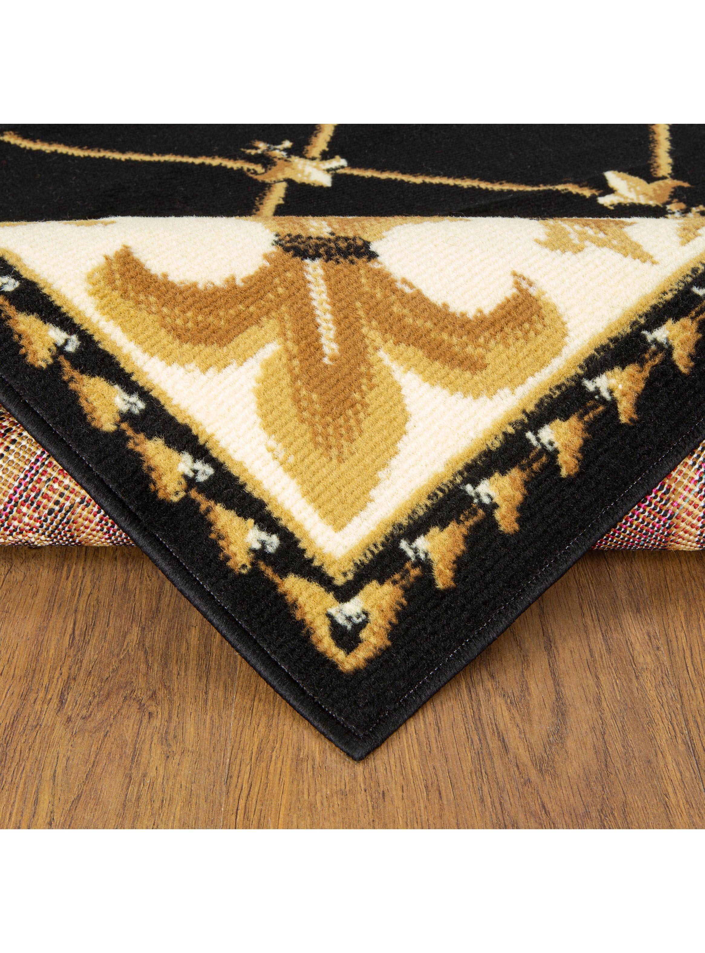 Alfombra 245 x 305 cm Kashank 503 Negro-3