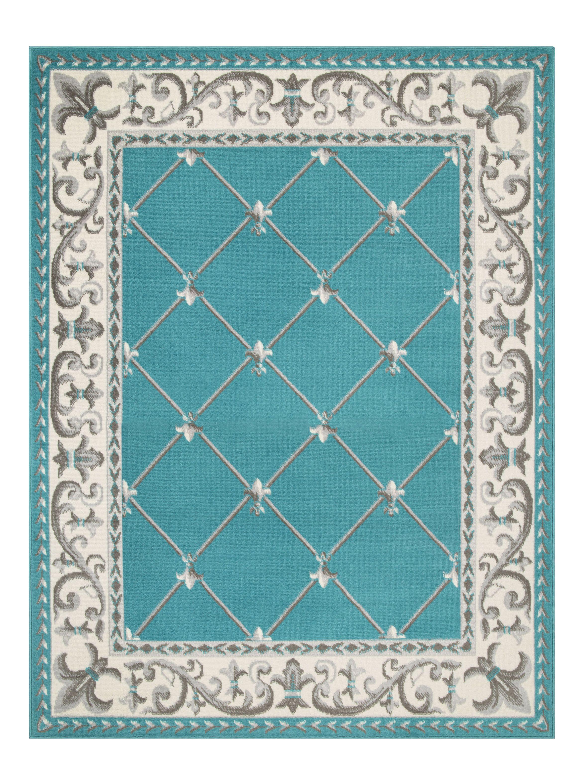 Alfombra Kashank 200x290 cm Azul-0