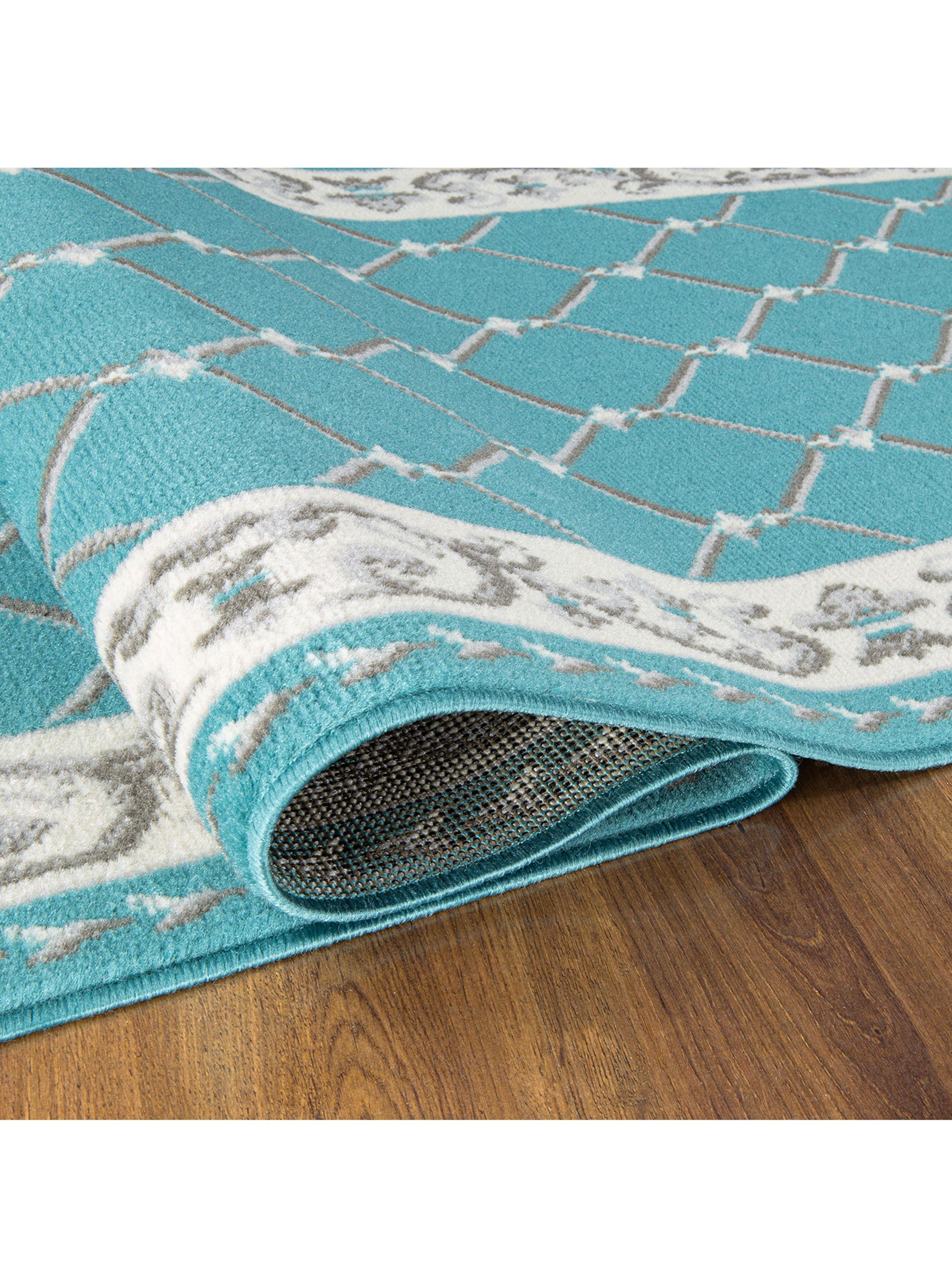 Alfombra Kashank 200x290 cm Azul-2