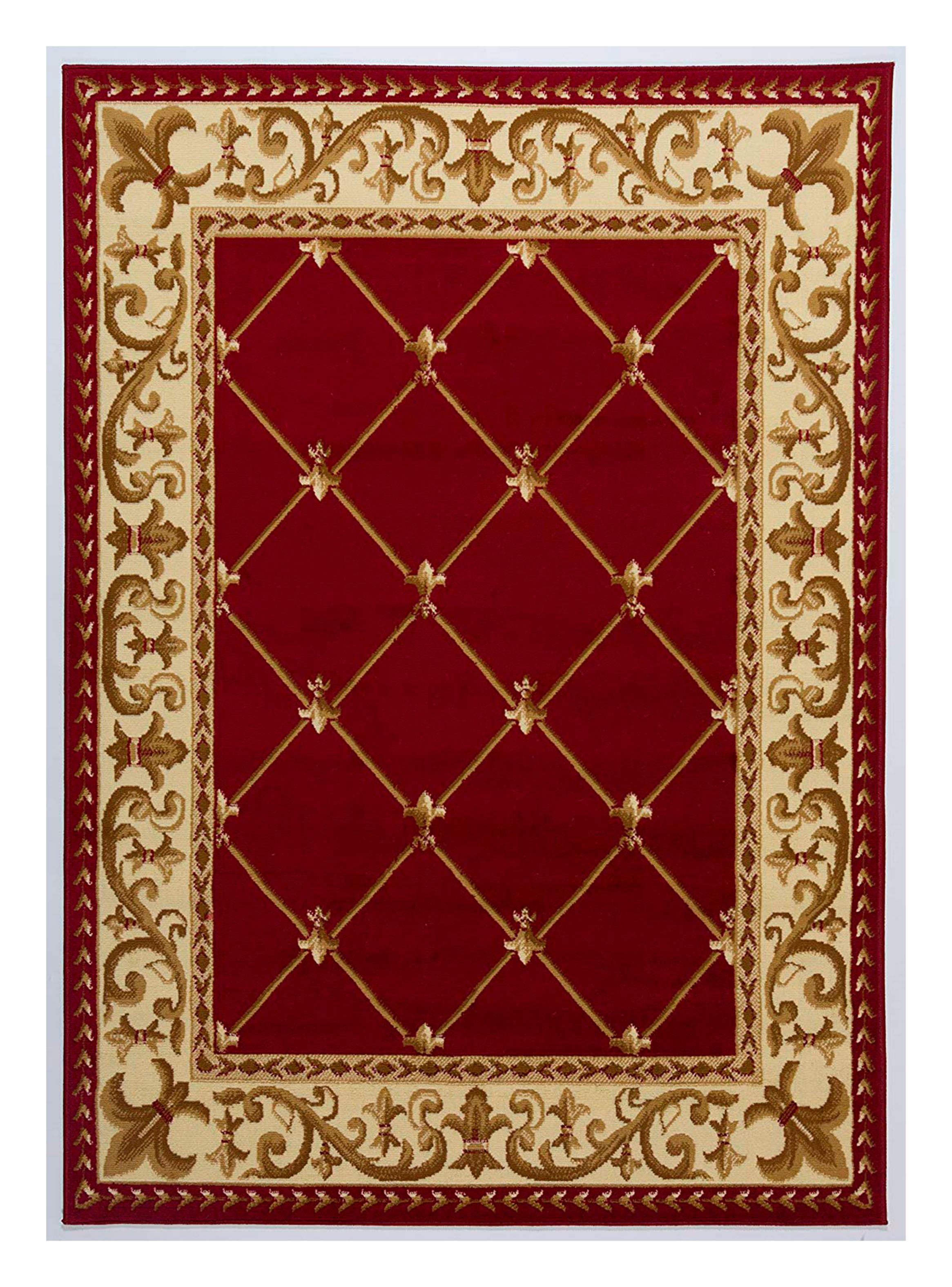 Alfombra 153 x 213 cm Kashank 503 Guinda-0