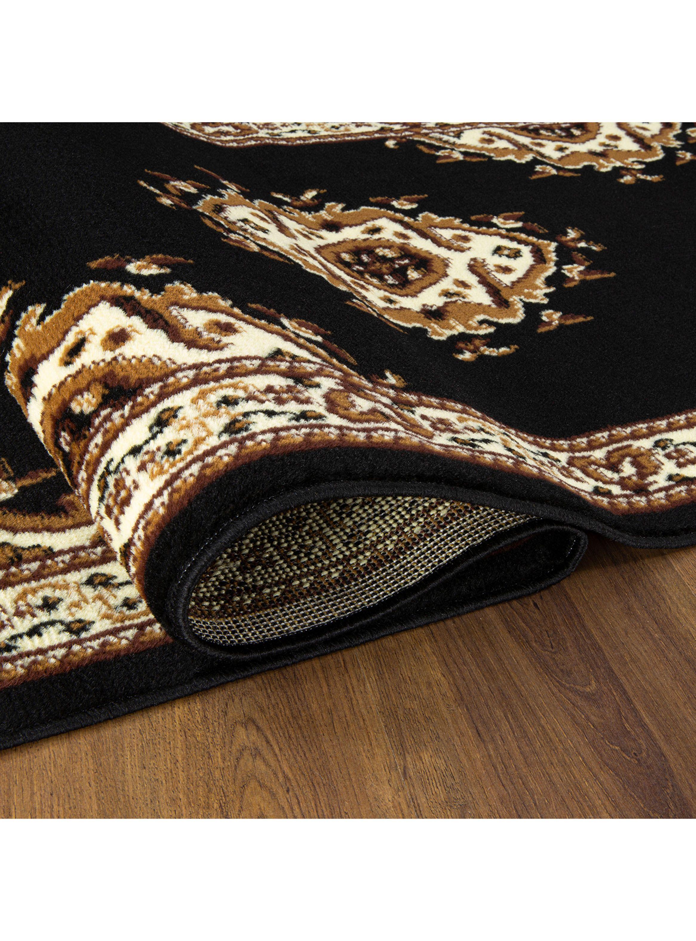 Alfombra 153 x 213 cm Kashank 504 Negro-2