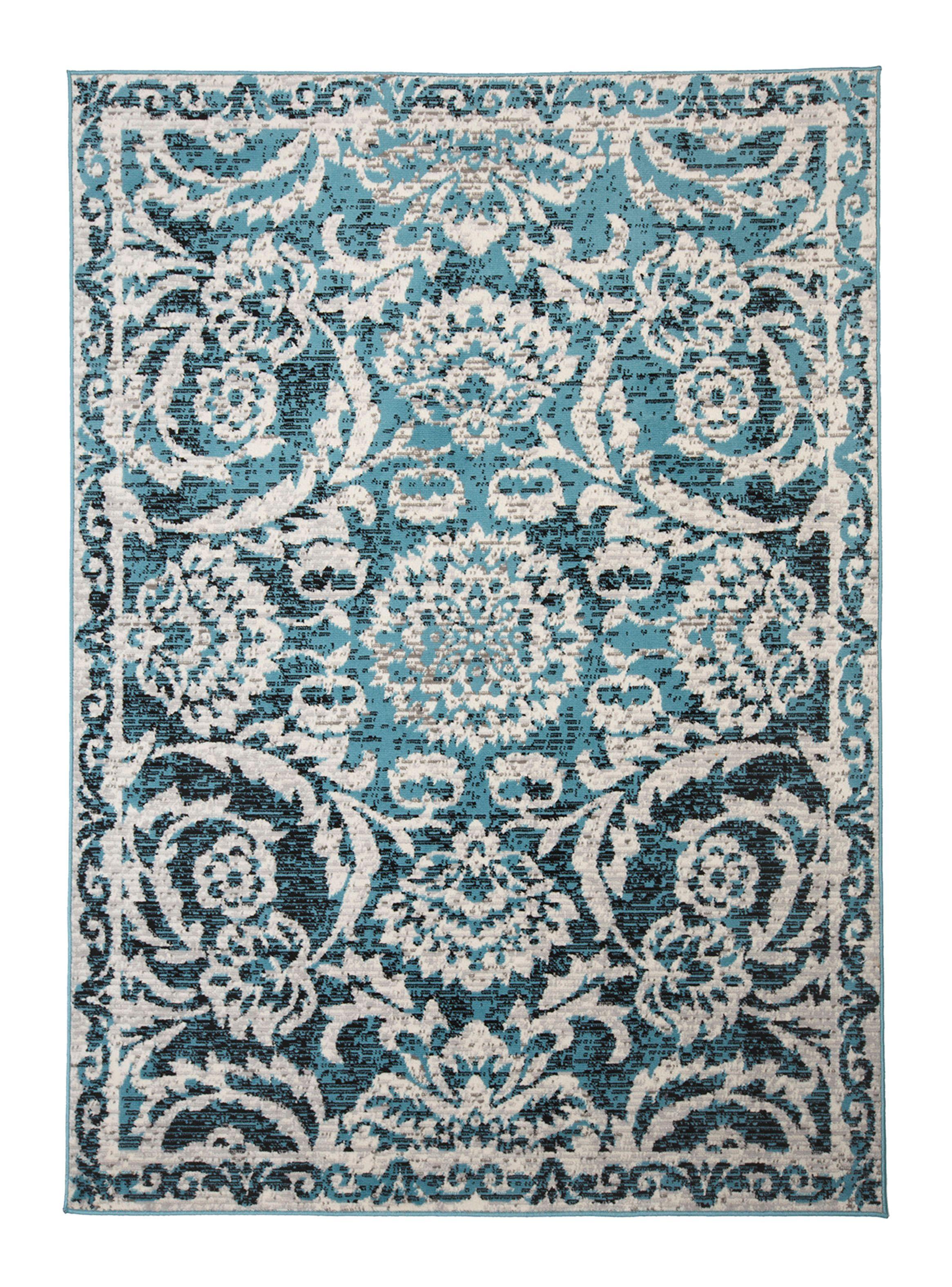 Alfombra 153 x 213 cm Kashank 506 Azul-0