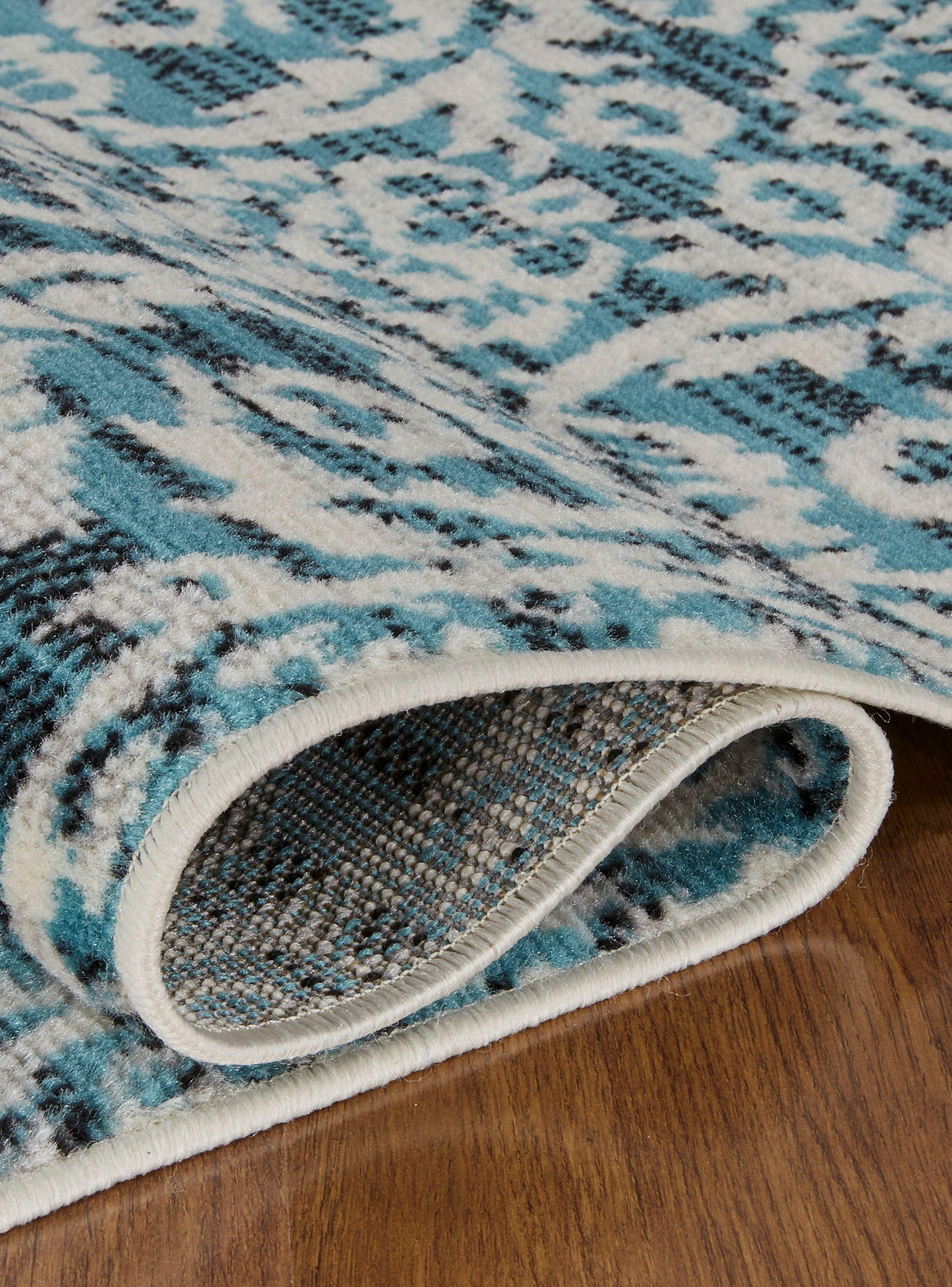 Alfombra 153 x 213 cm Kashank 506 Azul-1