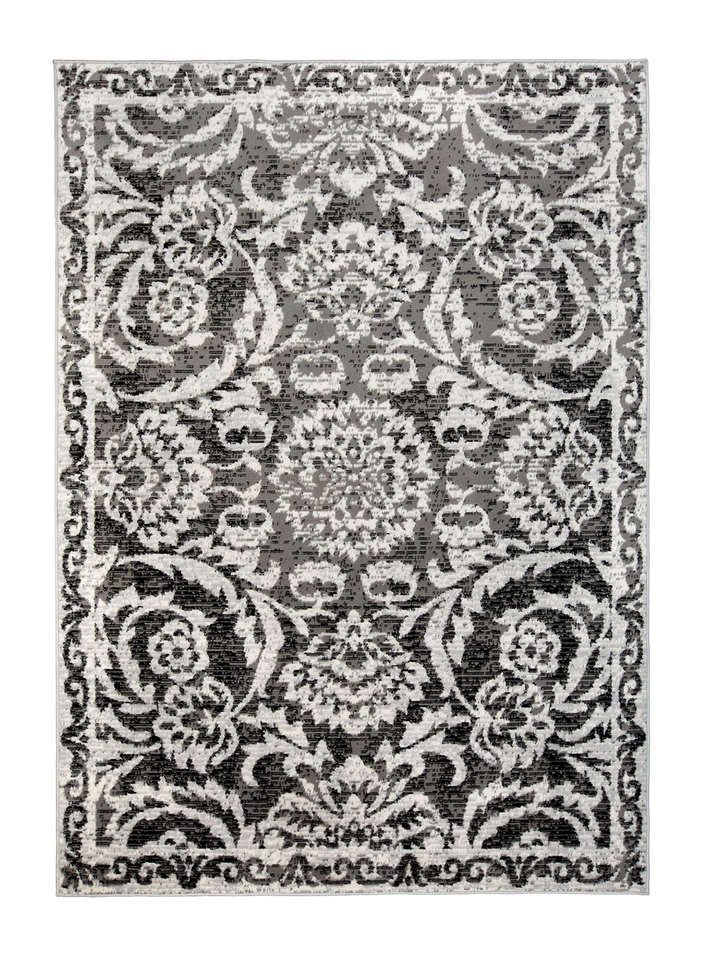 Alfombra Kashank 153x213 cm Gris-0