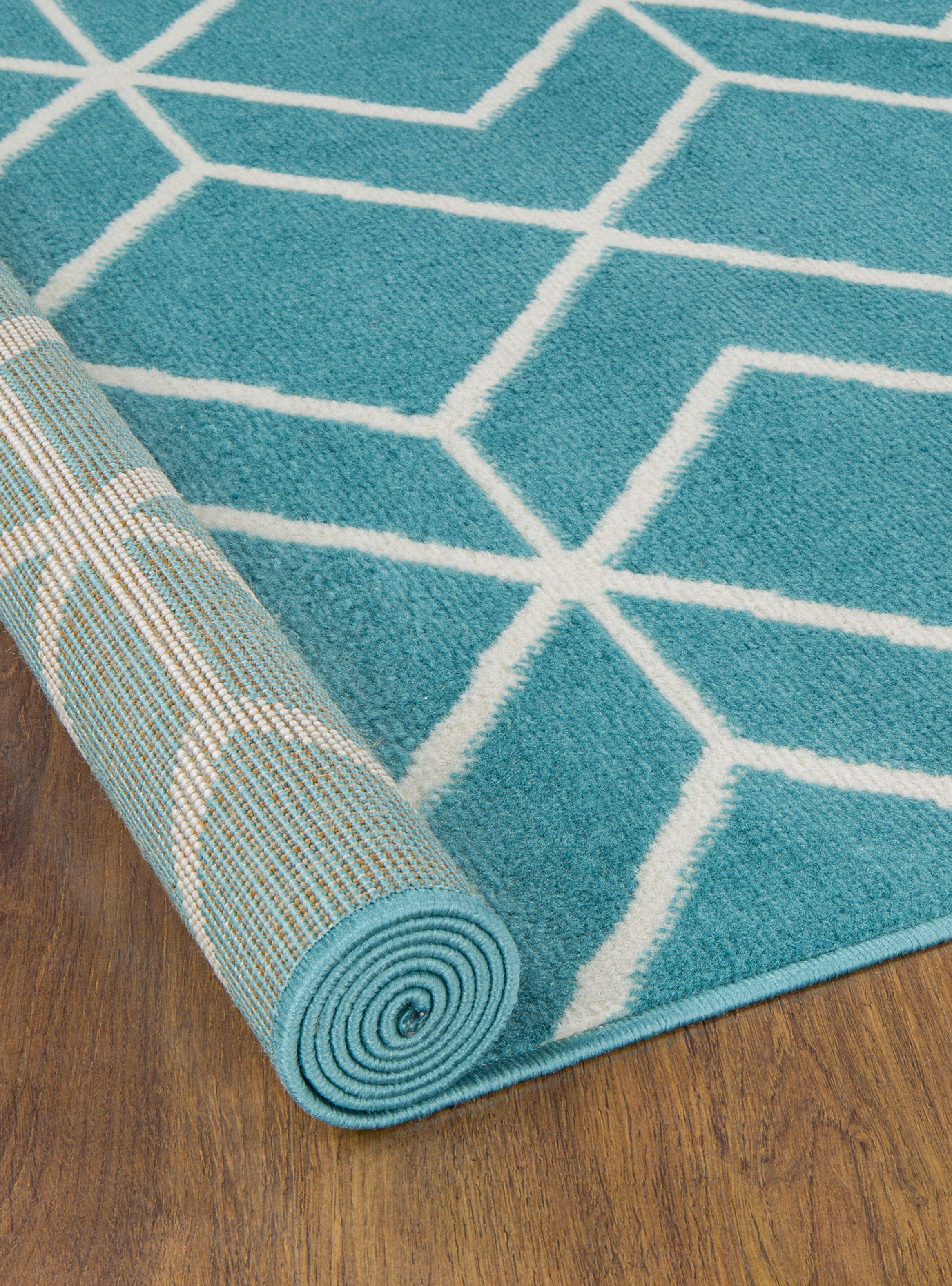 Alfombra Kashank 153x213 cm Azul D2-3