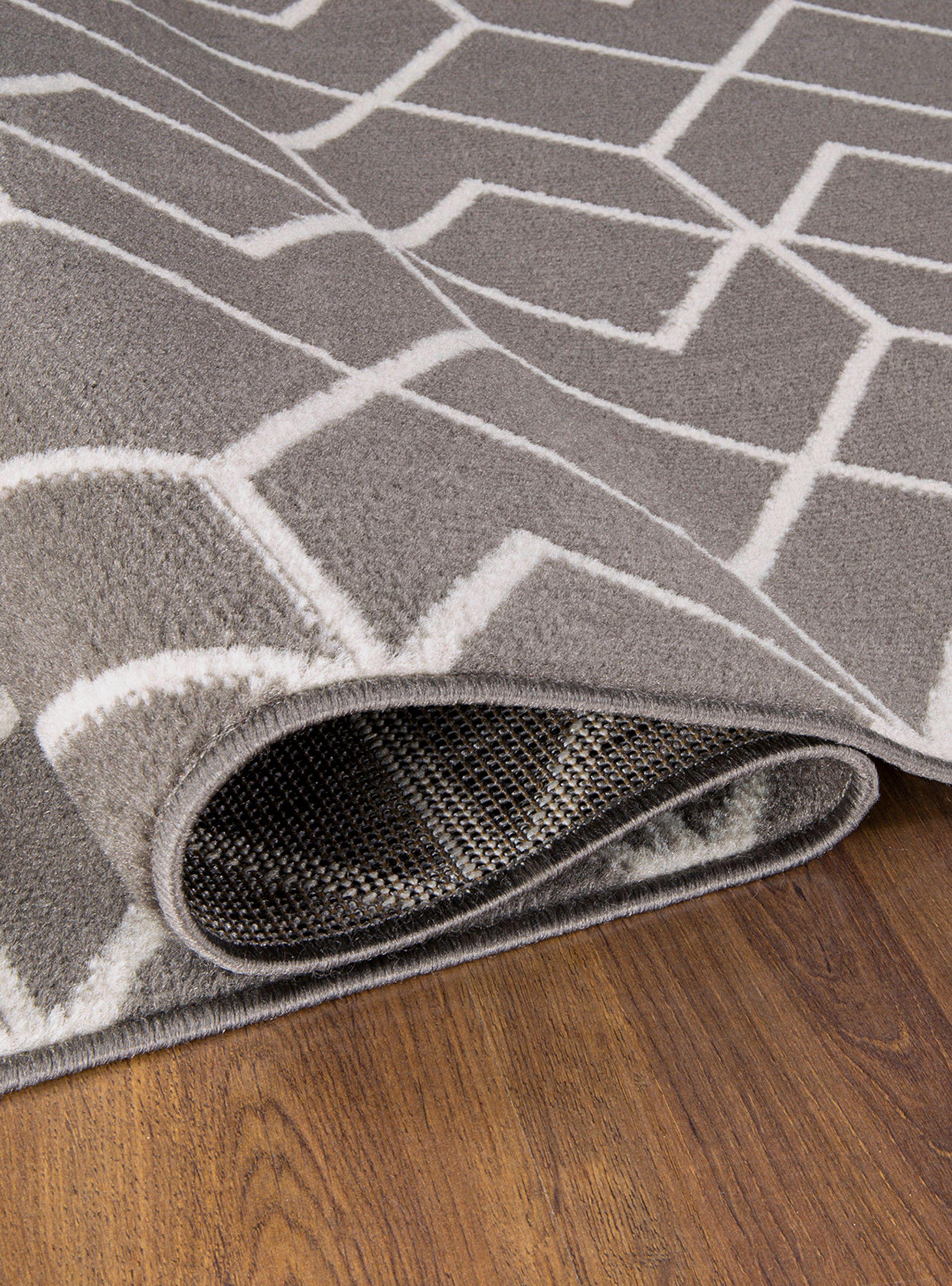 Alfombra Kashank 200x290 cm Gris D1-1