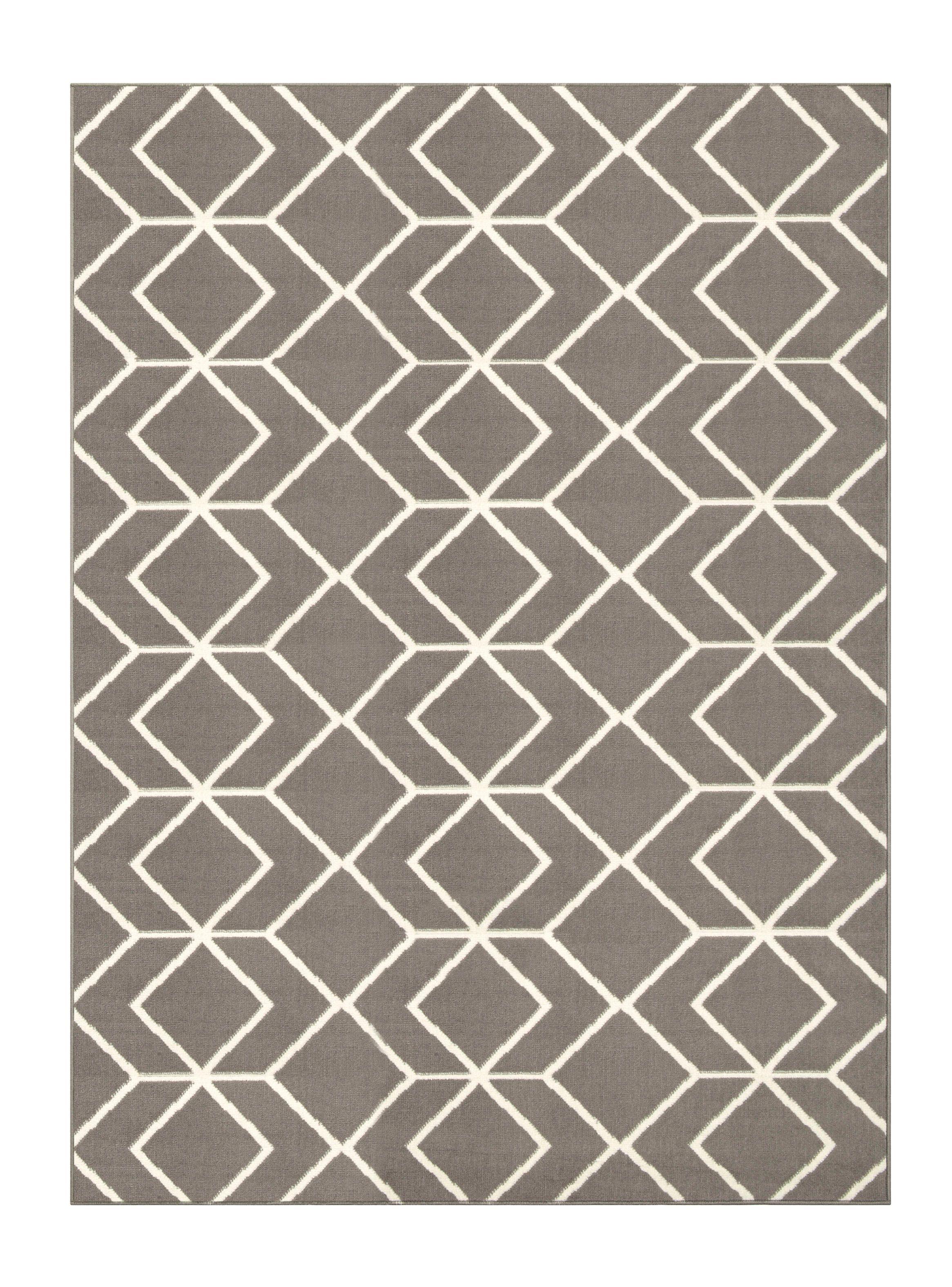 Alfombra Kashank 200x290 cm Gris D1-0
