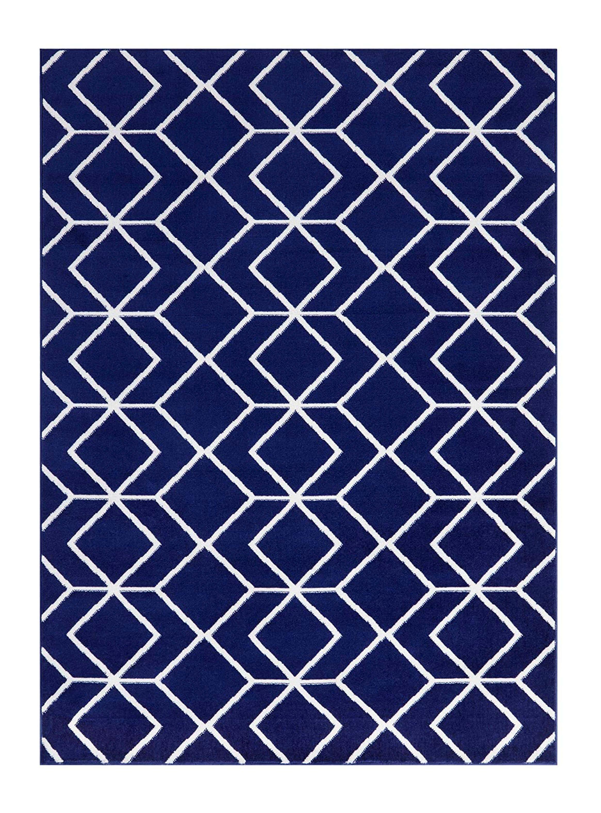 Alfombra Kashank 153x213 cm Azul Marino-0
