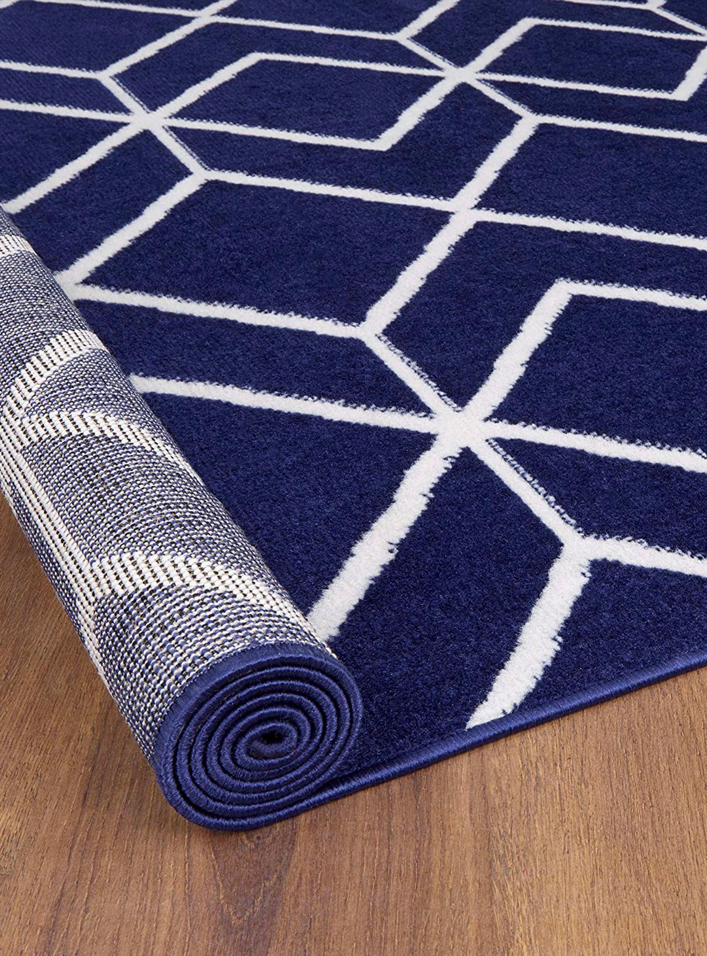 Alfombra Kashank 200x290 cm Azul Marino-3