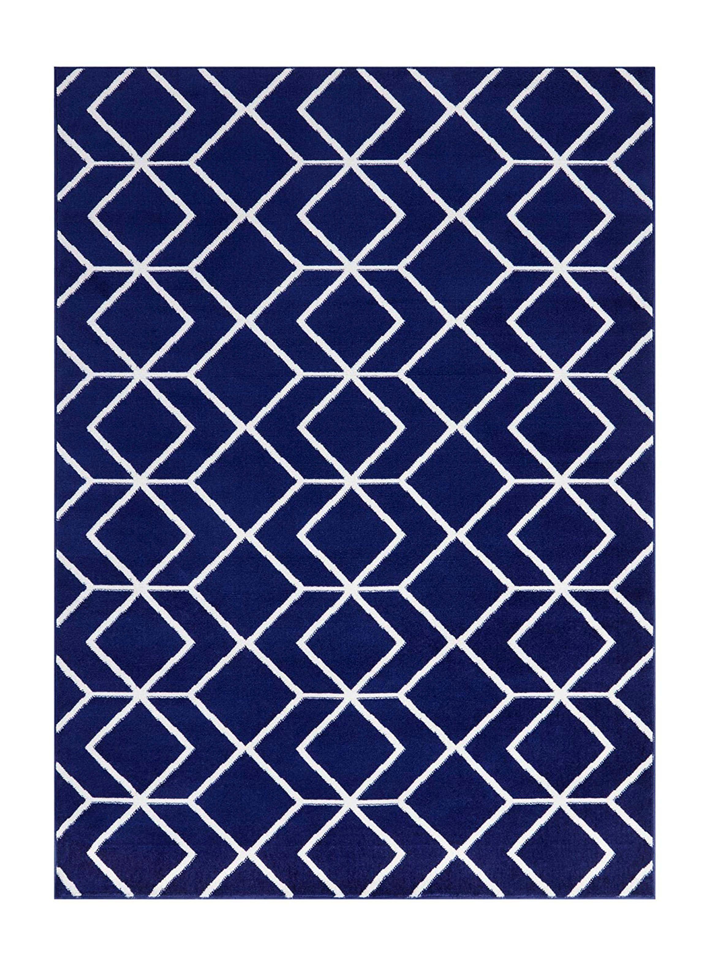 Alfombra Kashank 200x290 cm Azul Marino-0
