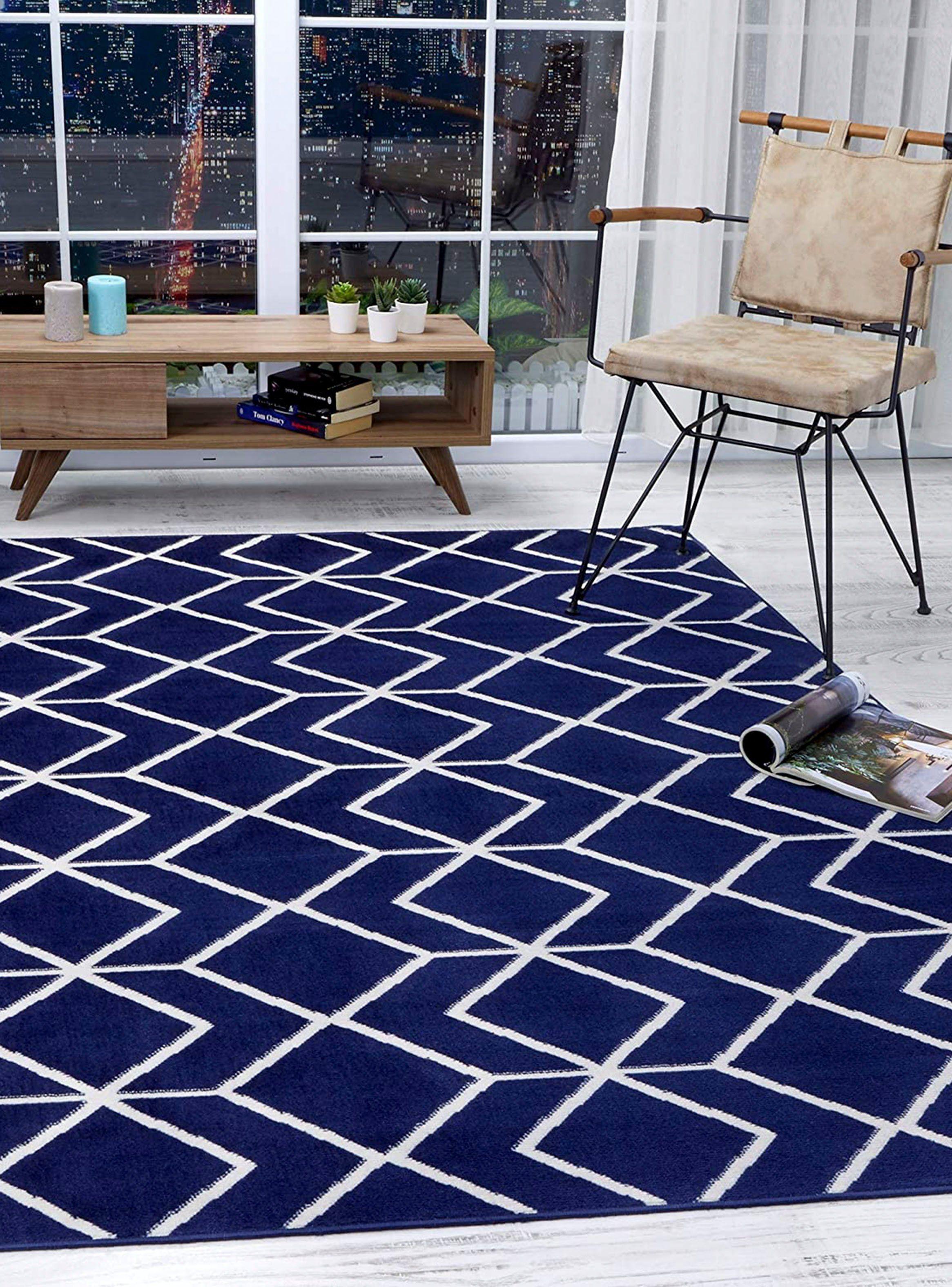 Alfombra 245 x 305 cm Kashank 507 Azul Marino-4