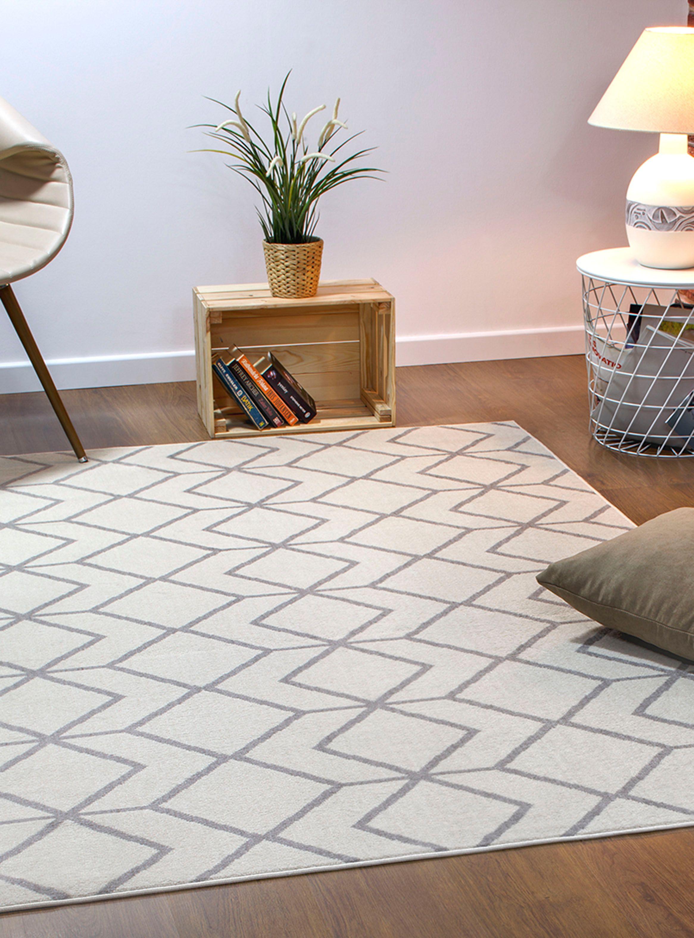 Alfombra Kashank 153x213 cm Blanco-4